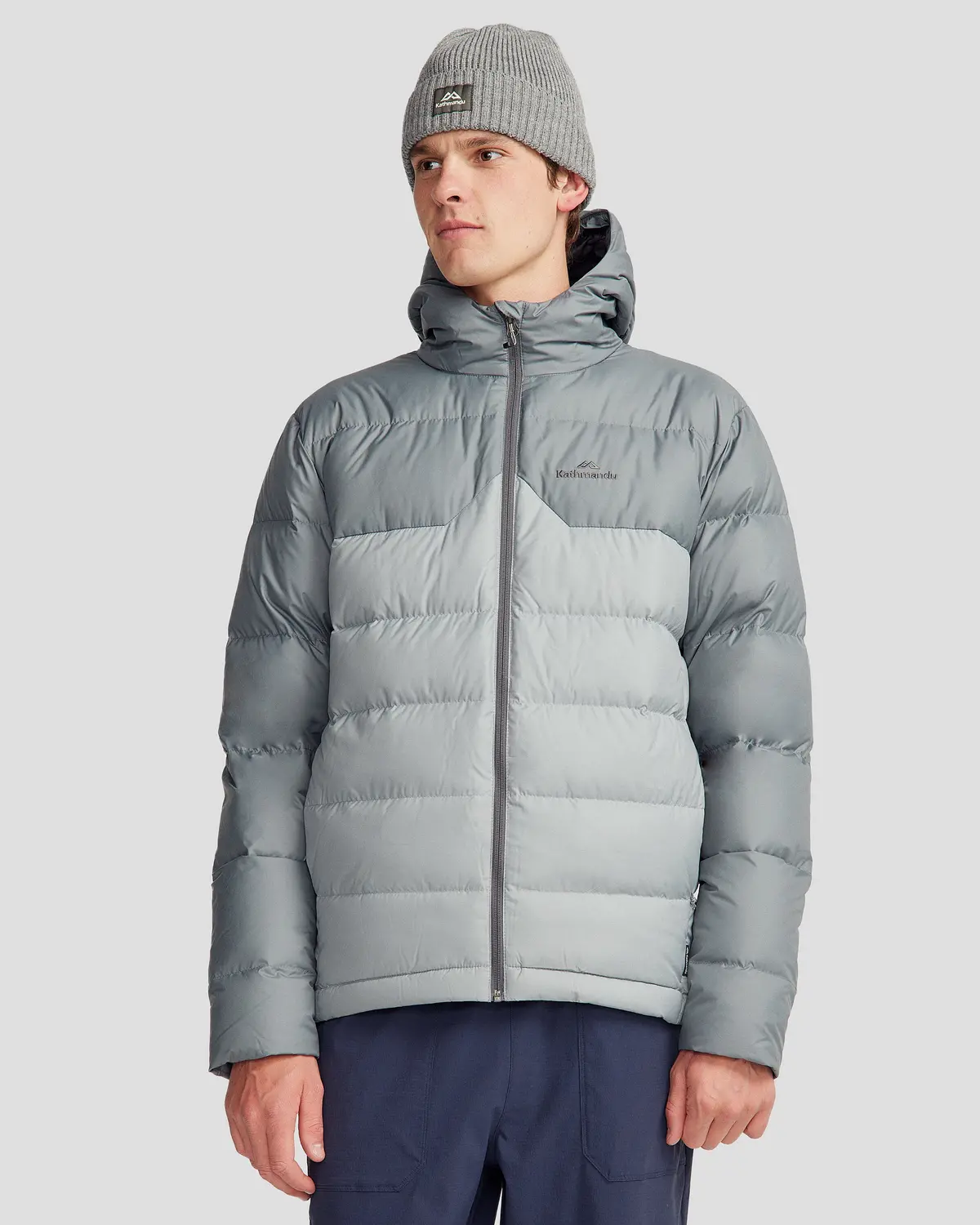 Men's Epiq Hooded Down Jacket V2 - Moon/Light Moon 1