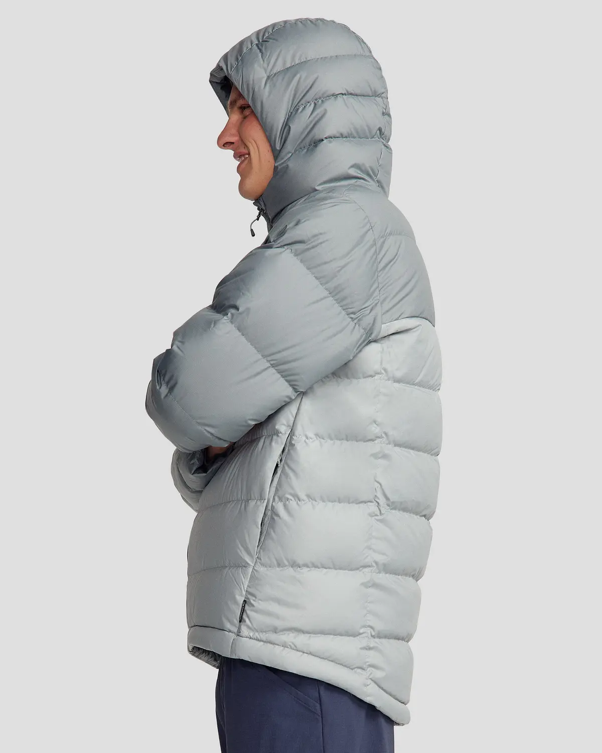 Men's Epiq Hooded Down Jacket V2 - Moon/Light Moon 3