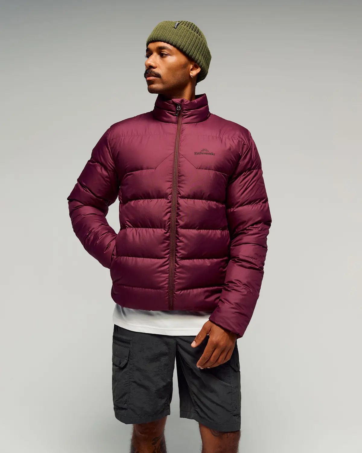 Men's Epiq Down Jacket -  Mulberry 1