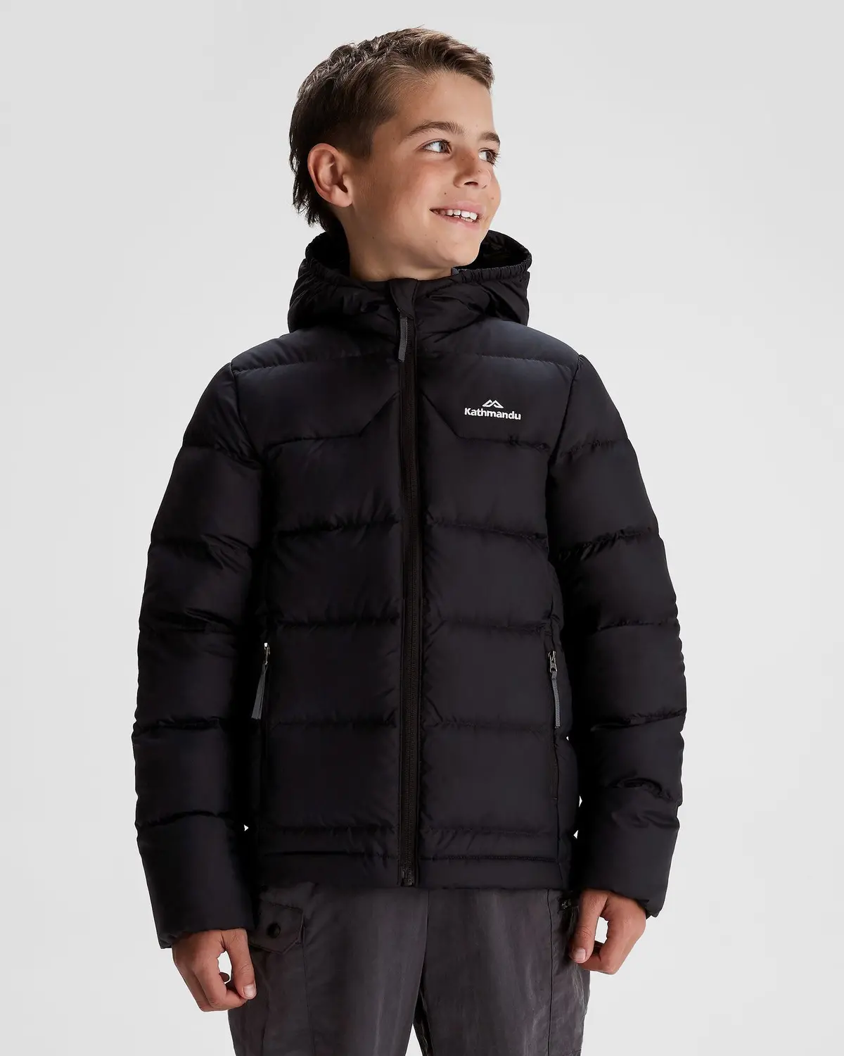 Boys' Epiq Down Jacket - Black/Black 1