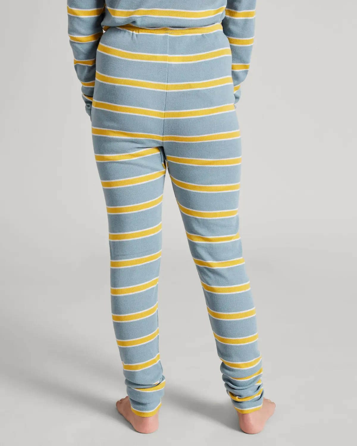 Kids' Kmdcore Long John Pants - Bluehaze/Kowhai Stripe 4