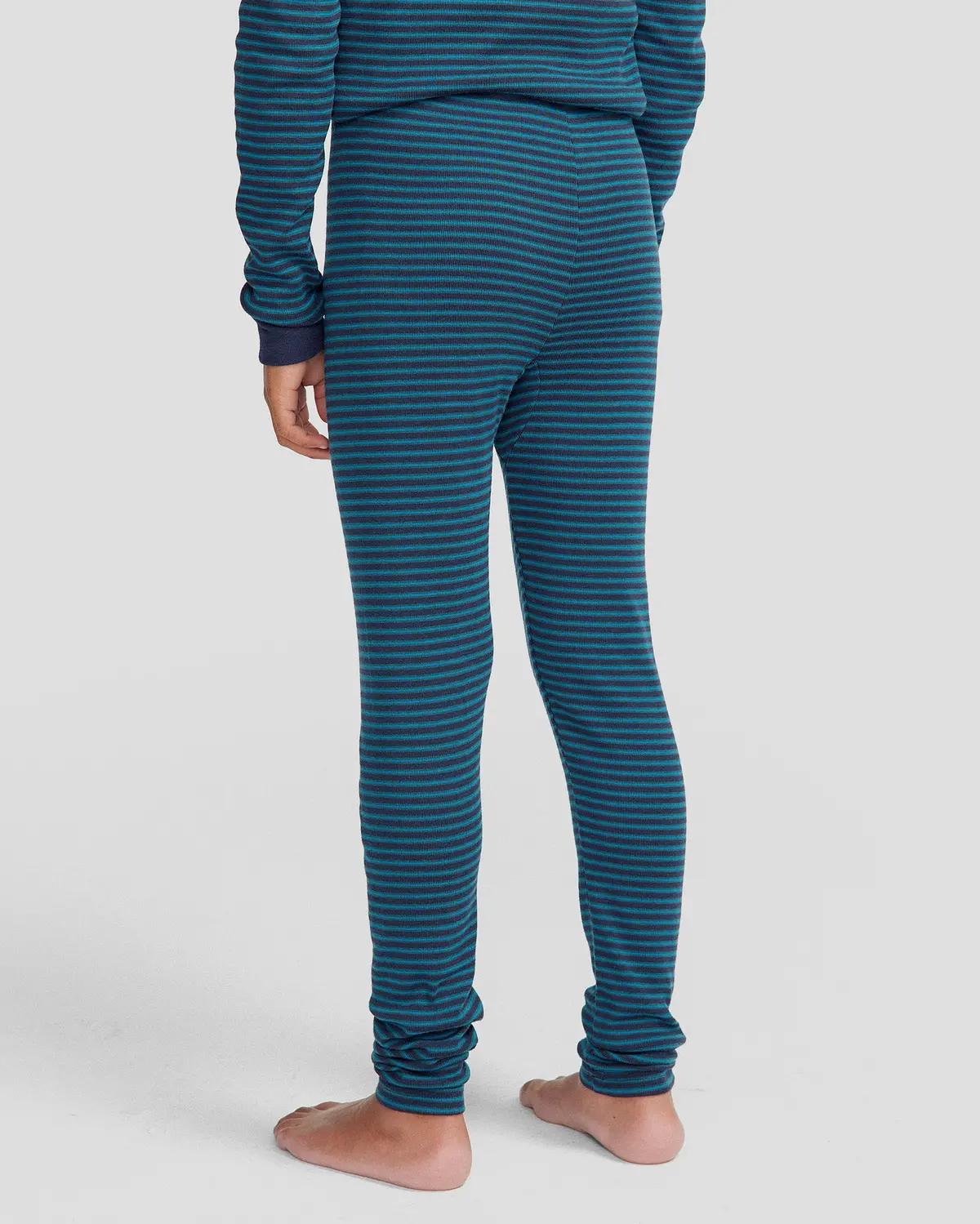 Kids' Kmdcore Long John Pants - Dark Eddy/Navy Stripe 3