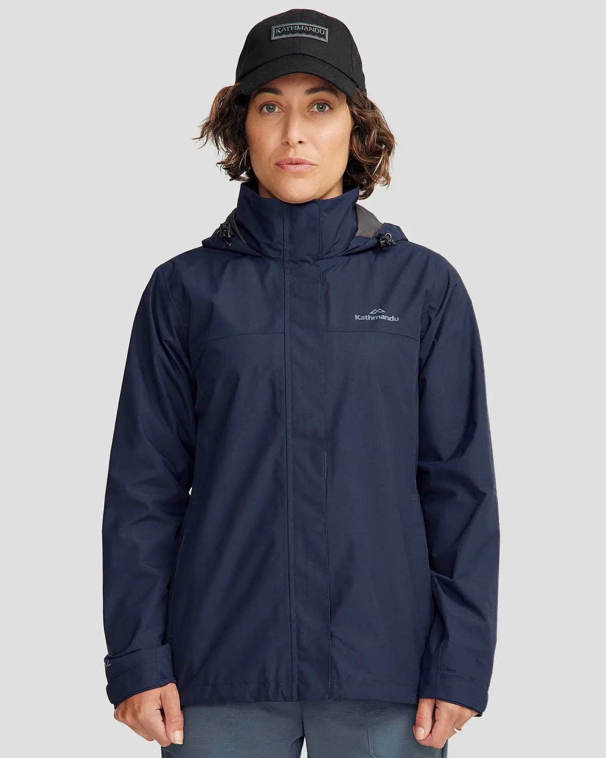 Women's Andulo 2-Layer Rain Jacket - Pure Navy 1