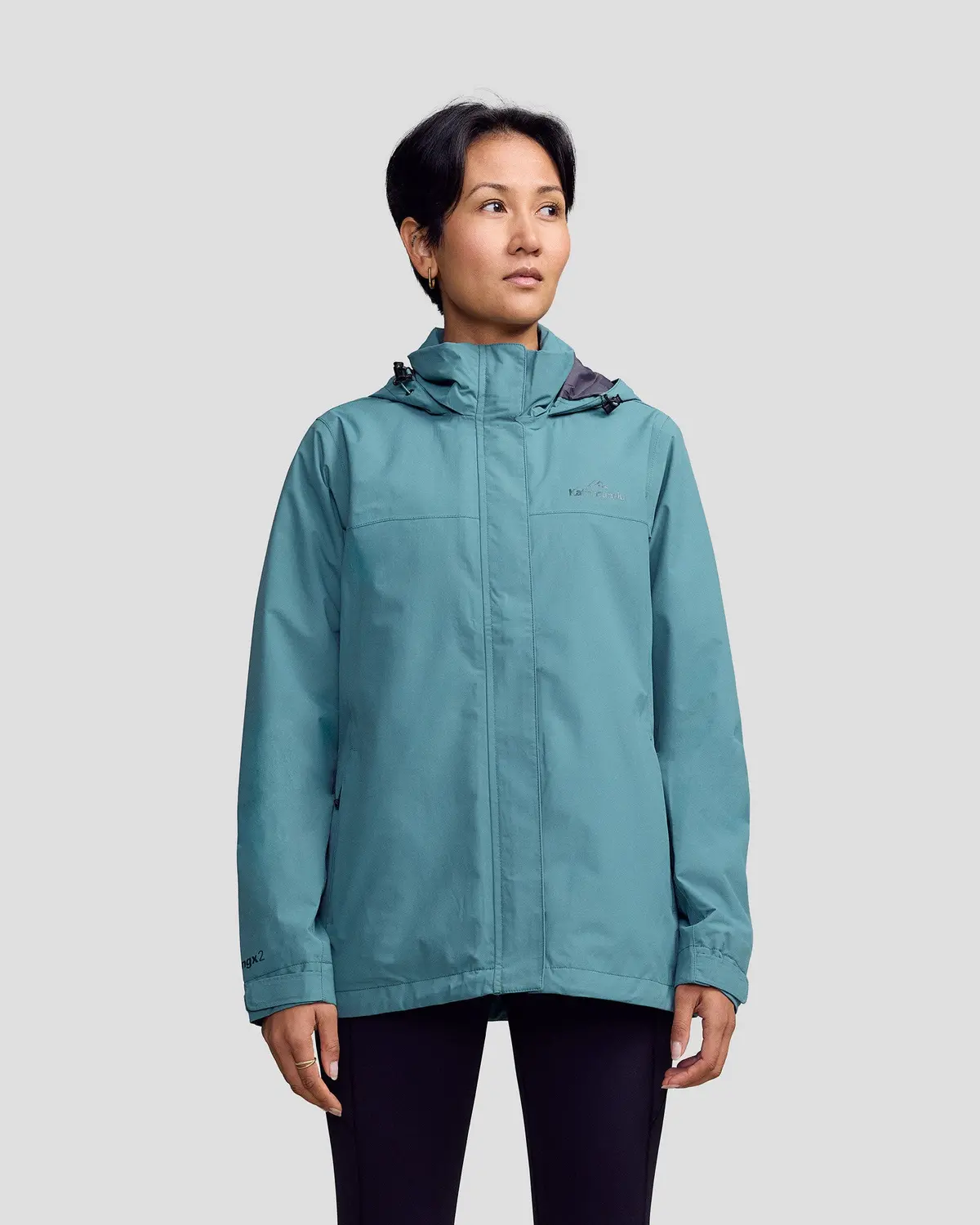 Women's Andulo Rain Jacket V3 - Light Forest 1