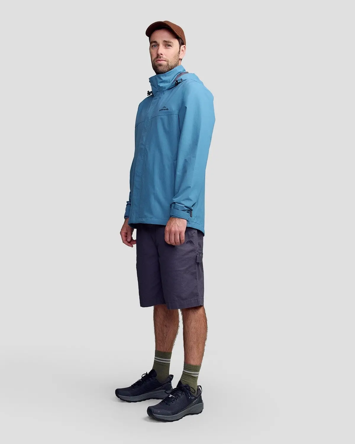 Men's Andulo Rain Jacket V3 - Washed Blue 6