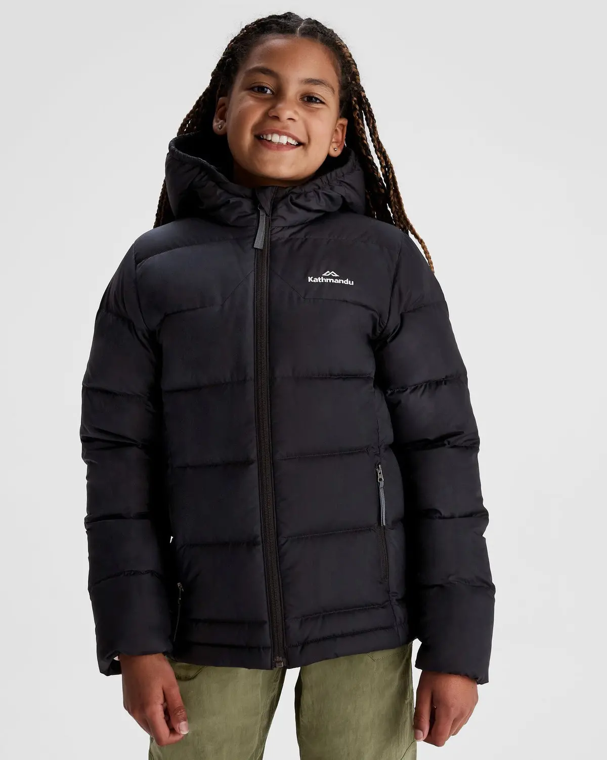Girls' Epiq Down Jacket - Black/Black 1