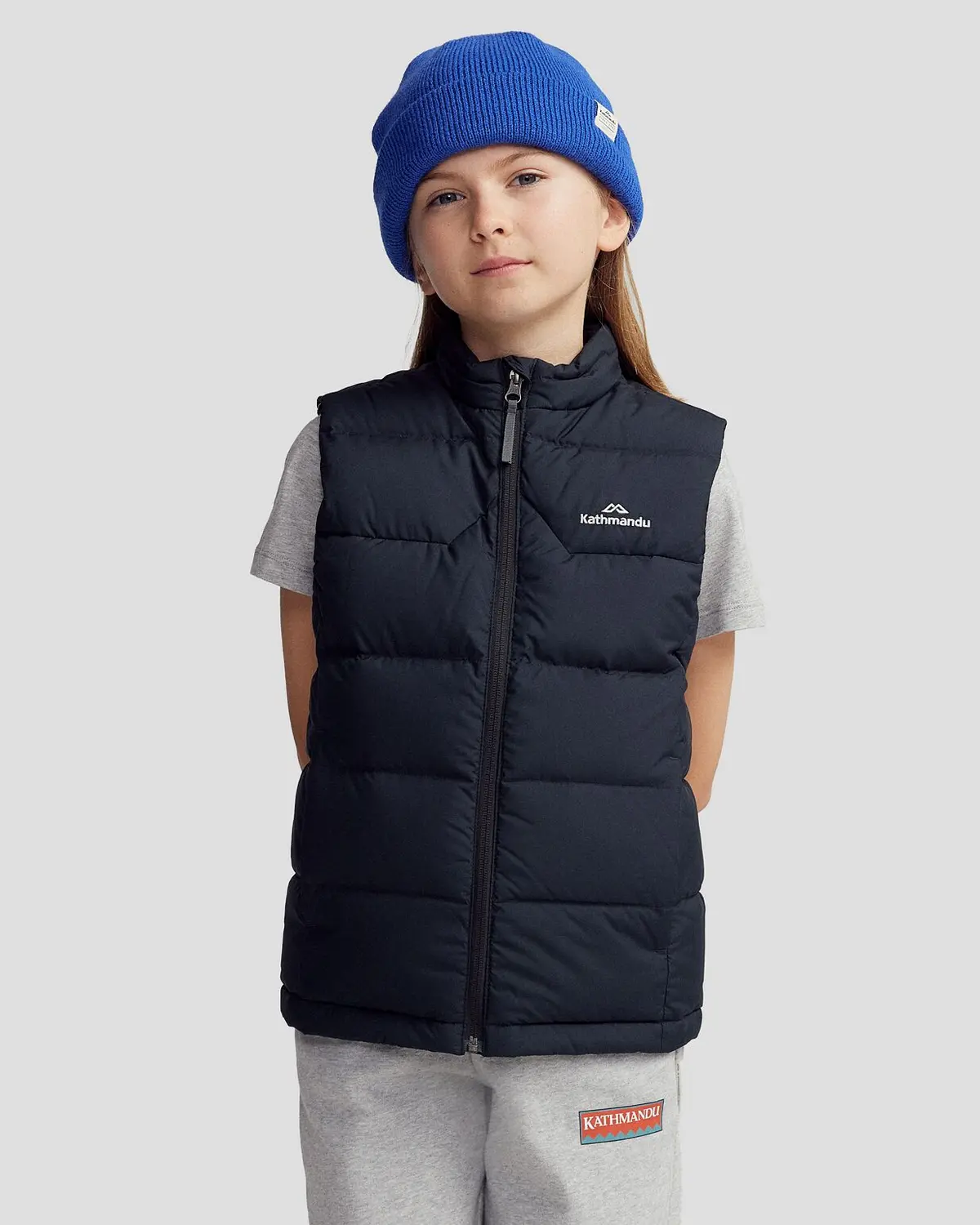 Girls' Epiq Down Vest - Black 1