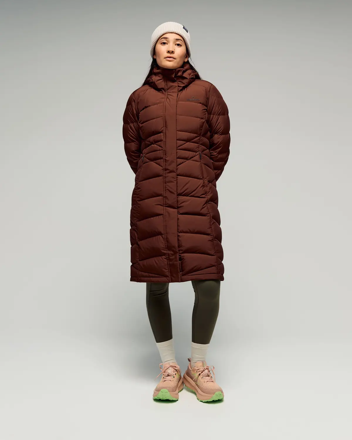 Women's Winterburn Down Parka Jacket - Cocoa 1
