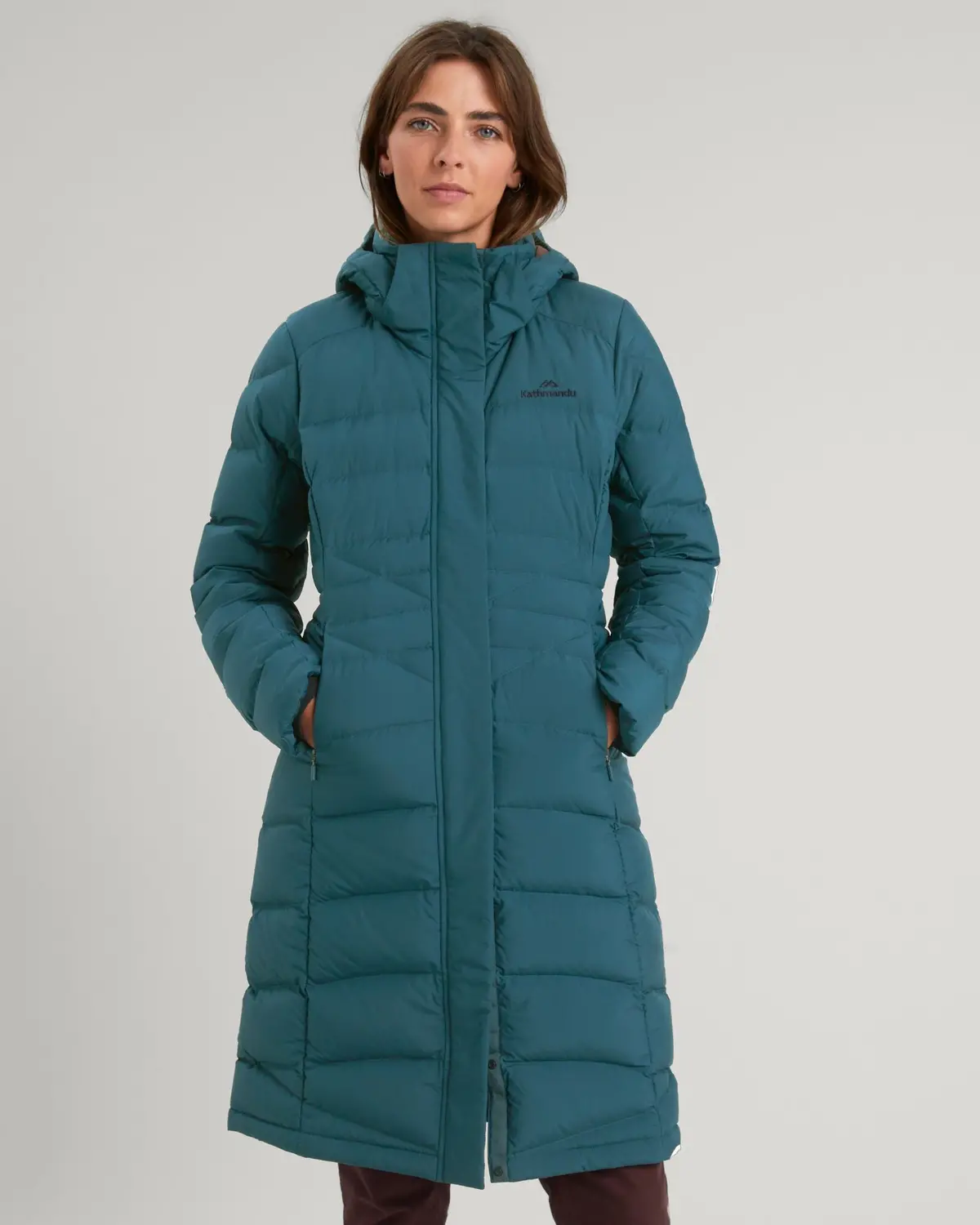 Women's Winterburn Down Parka Jacket - Deep Lagoon 1