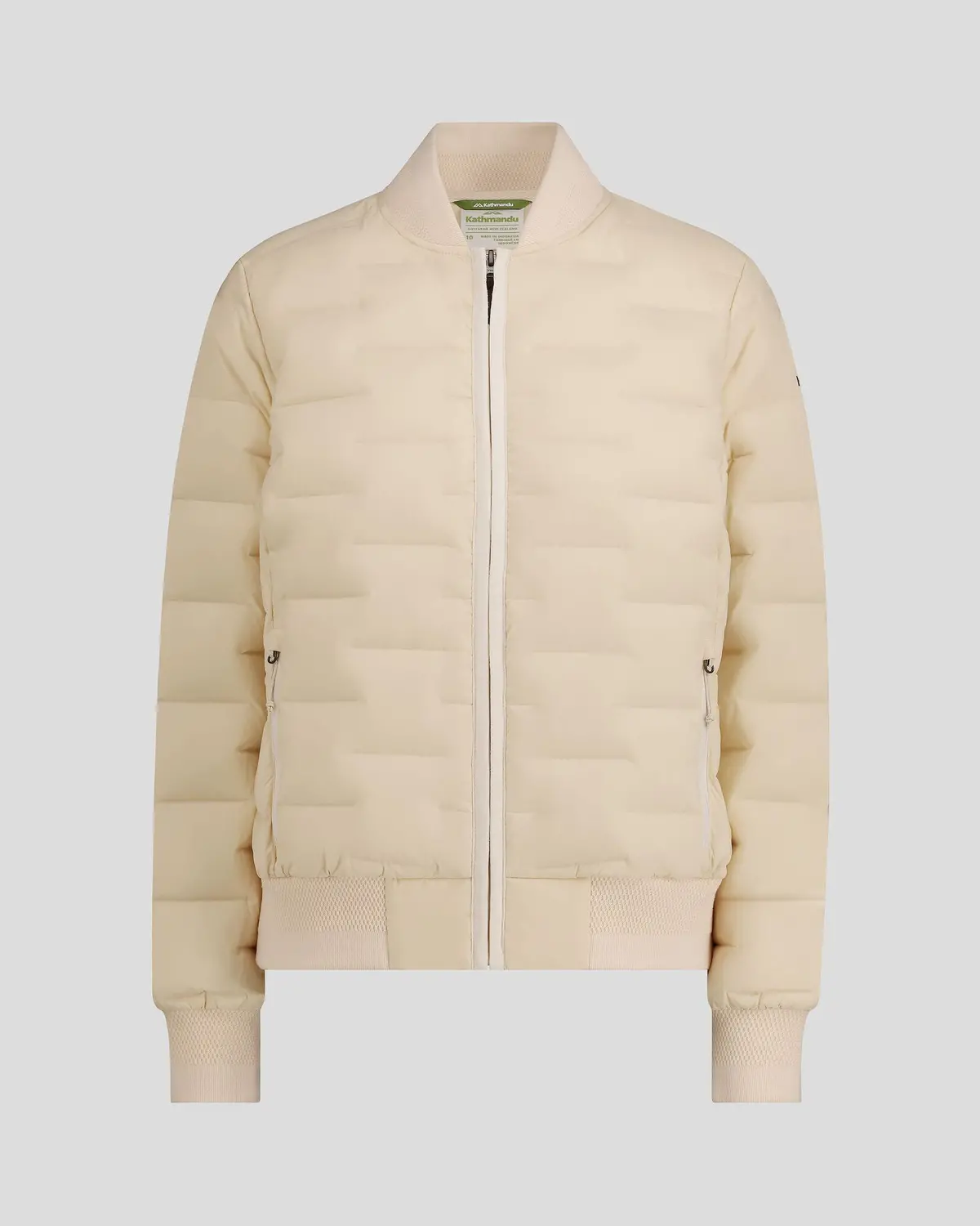Women's Federate Stretch Down Bomber Jacket - Natural 6