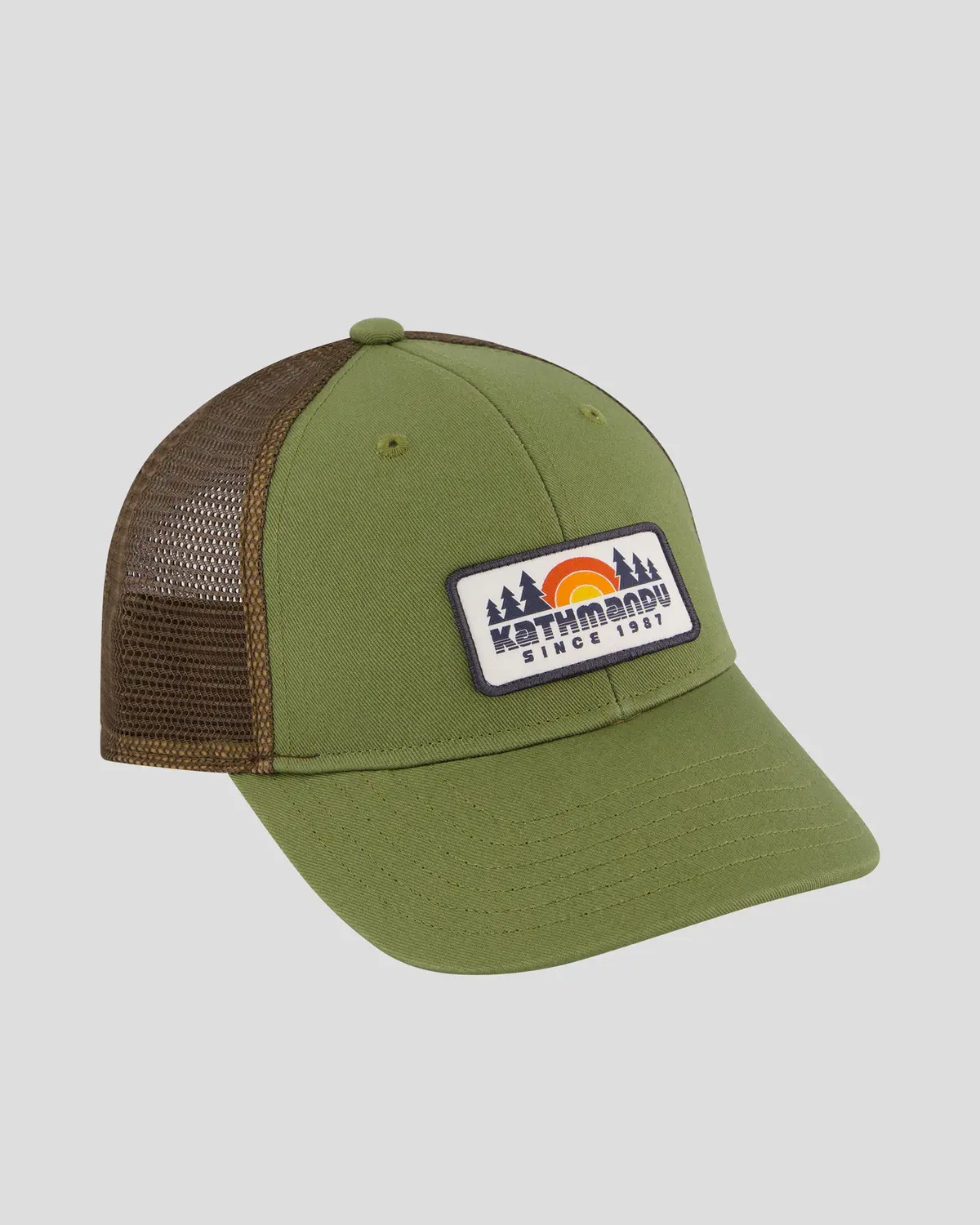 Kids' Trucker Unisex Low Cap - Dark Fern 1