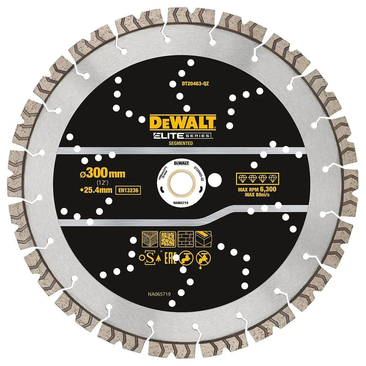 Dewalt 300Mm Elite Series All Purpose Diamond Wheel Blade Dt20463-Qz 1