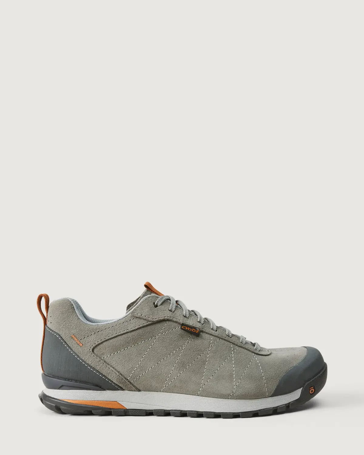 Men's Oboz Bozeman Low Leather Shoes - Charcoal 1