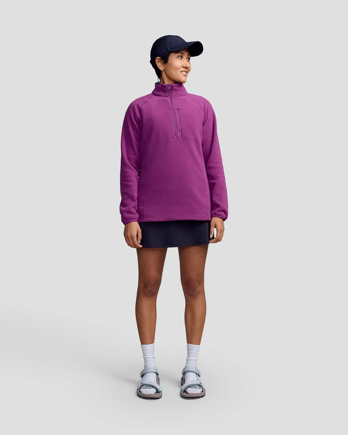 Women's Ridge 100 Primaloft Pullover - Berry 2