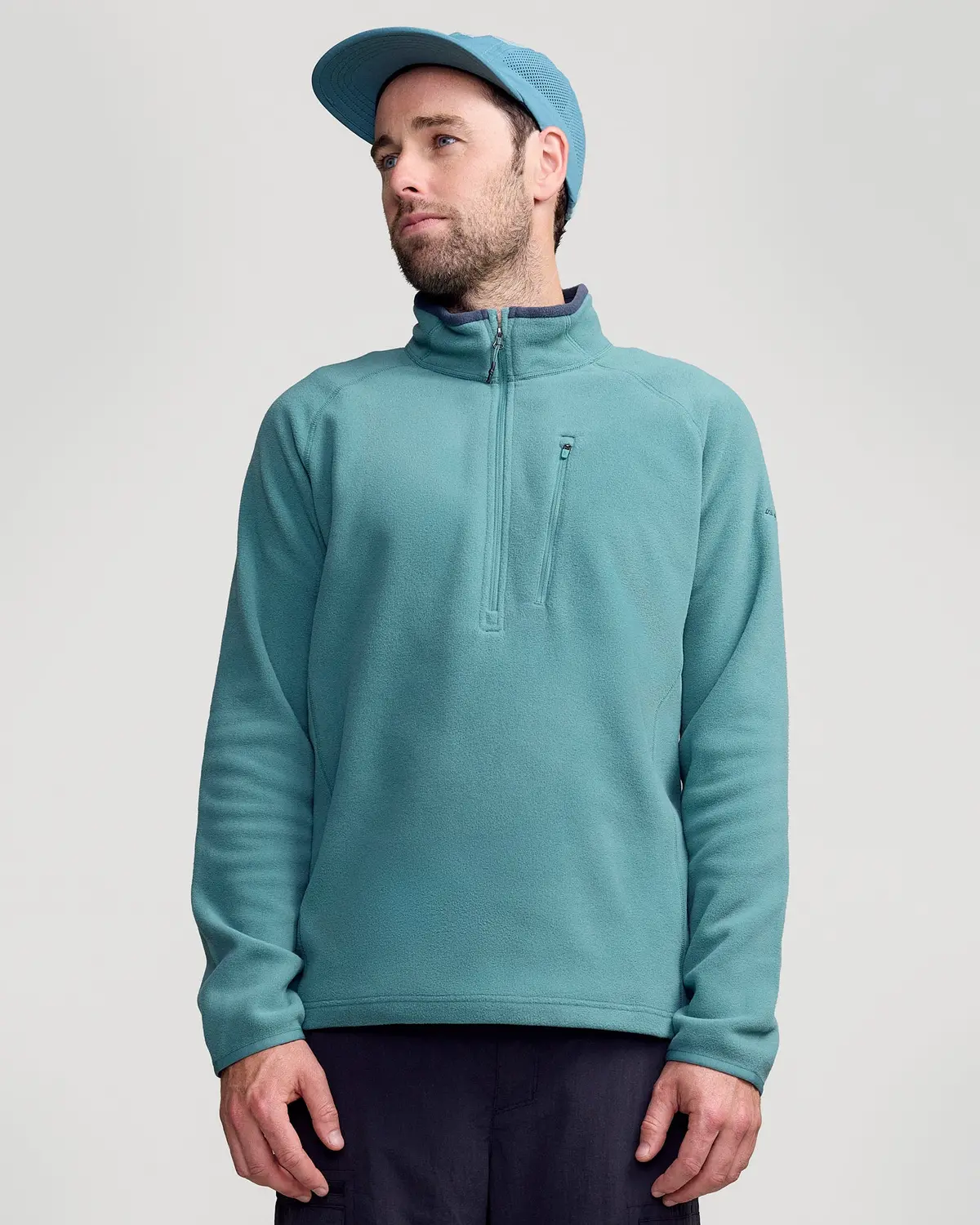 Ridge 100 Primaloft Mns Pullover - Light Forest 1