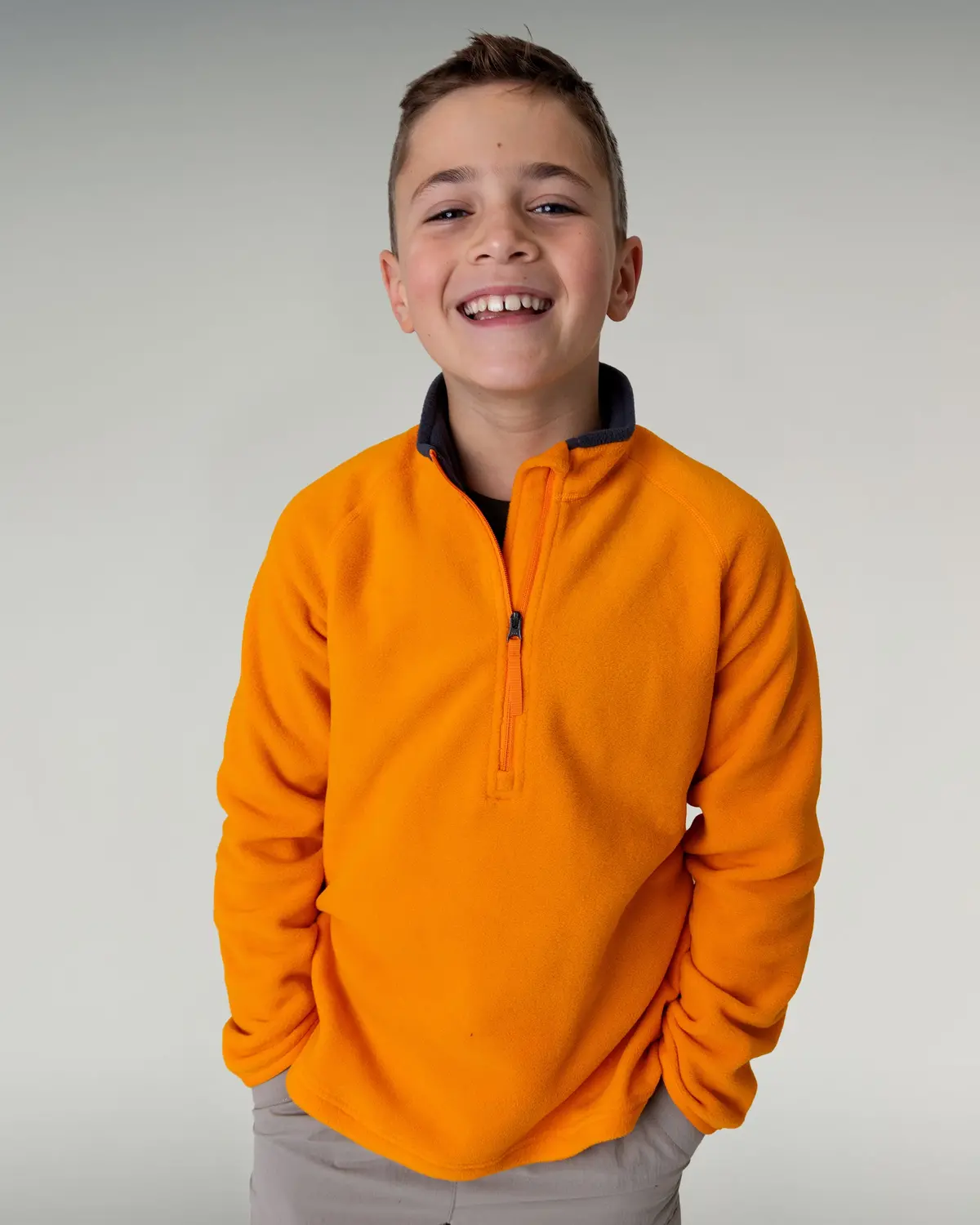 Kids' Ridge 100 Primaloft Pullover - Magma 1