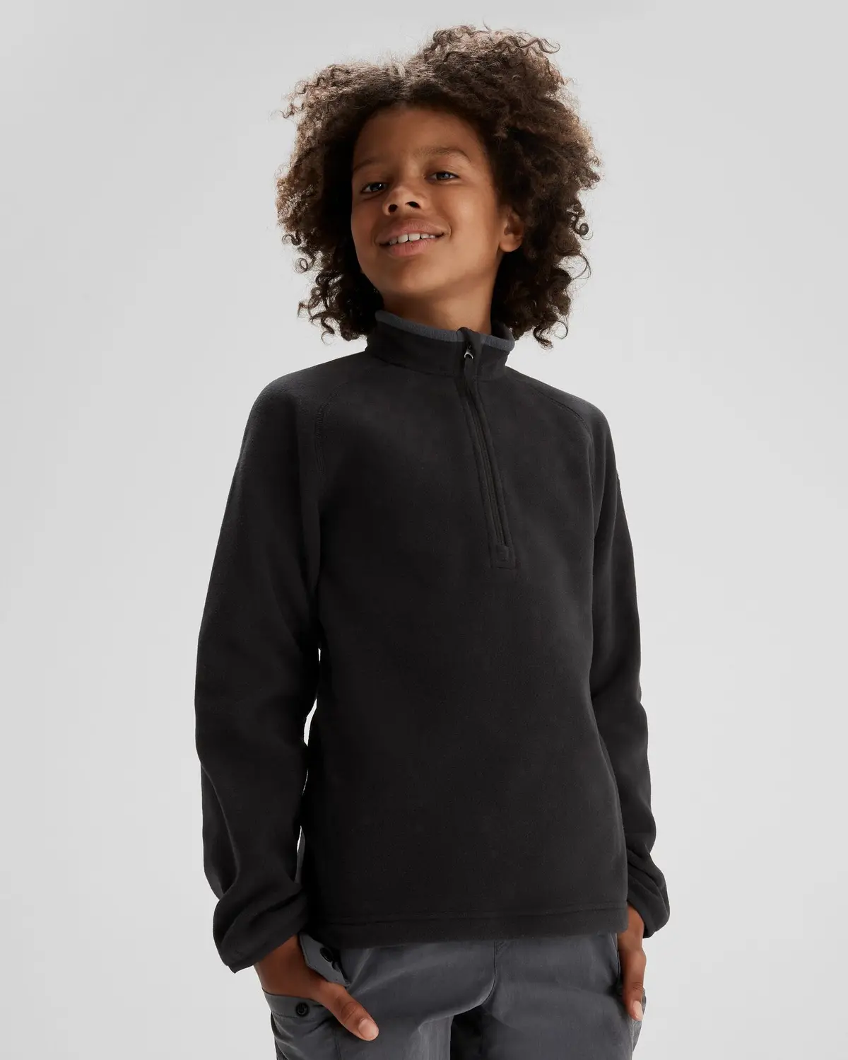 Youth Ridge 100 Primaloft Bio Pullover - Black 1