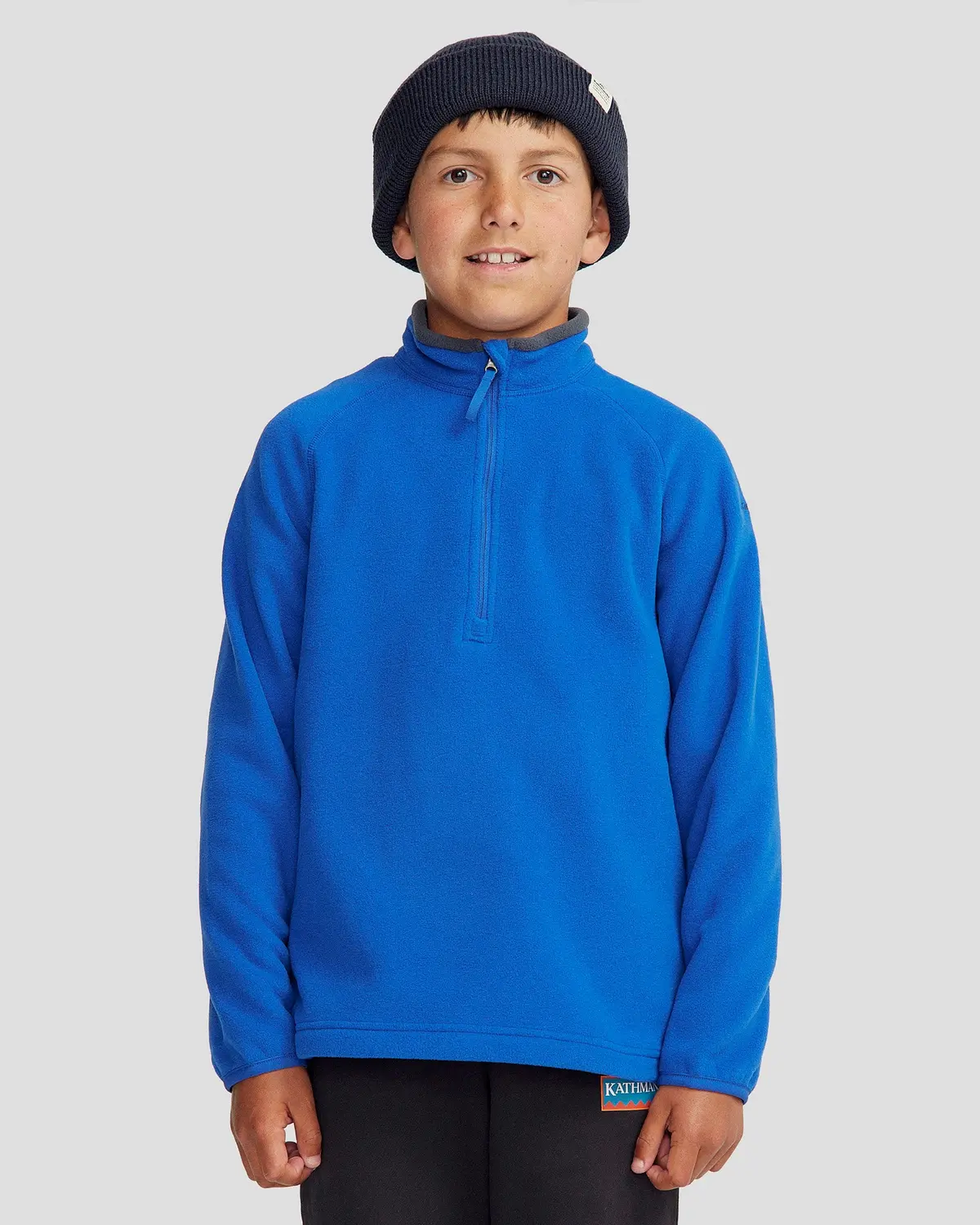 Youth Ridge 100 Primaloft Bio Pullover - Peak Blue 1