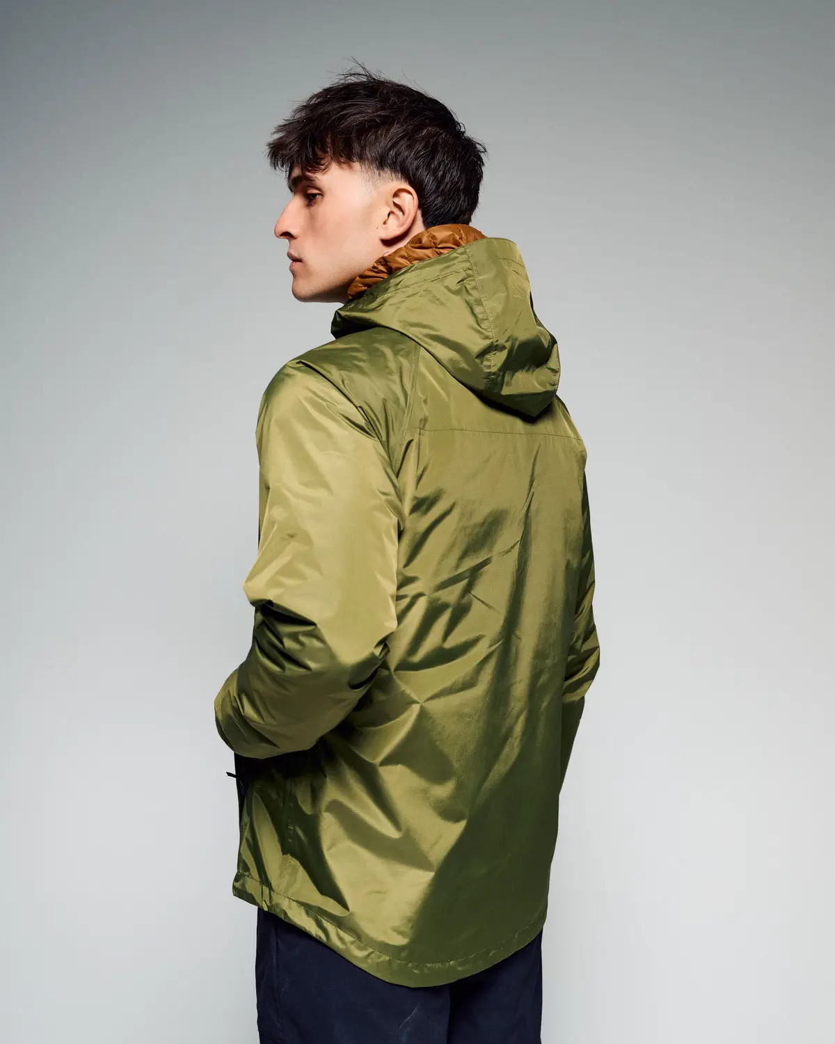 Men's Pocket-It 2L Rain Jacket V4 - Dark Fern 3