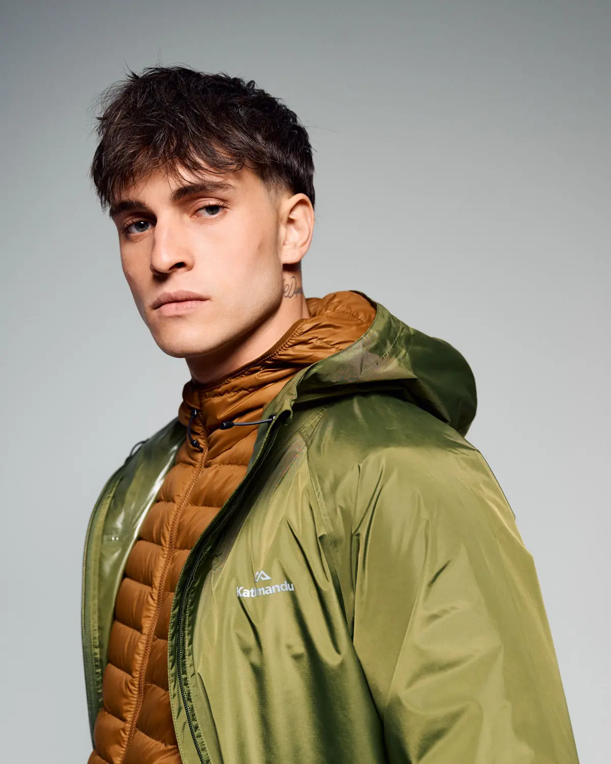 Men's Pocket-It 2L Rain Jacket V4 - Dark Fern 5