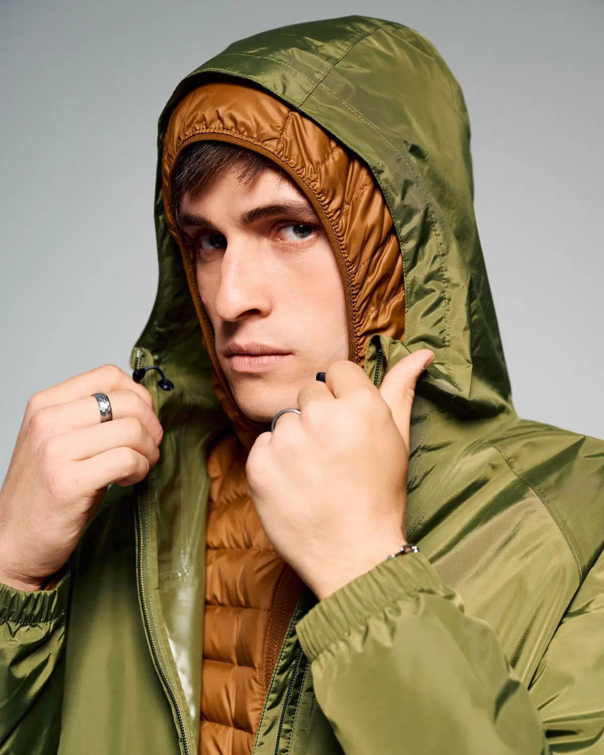 Men's Pocket-It 2L Rain Jacket V4 - Dark Fern 6