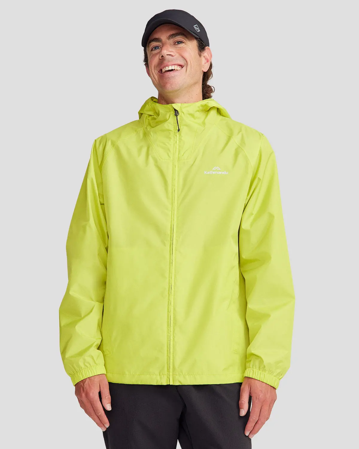 Pocket-It 2L Men's Rain Jacket V4 - Bright Moss 1