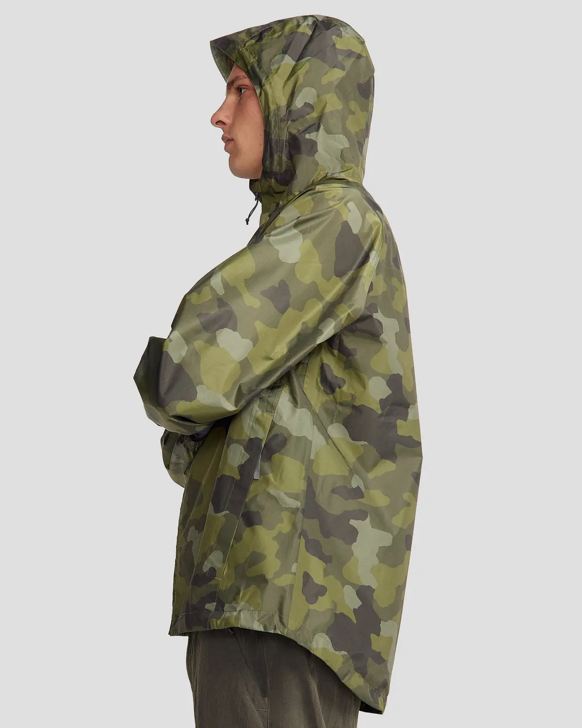 Pocket-It 2L Men's Rain Jacket V4 - Light Moss Tree Camo Print 6