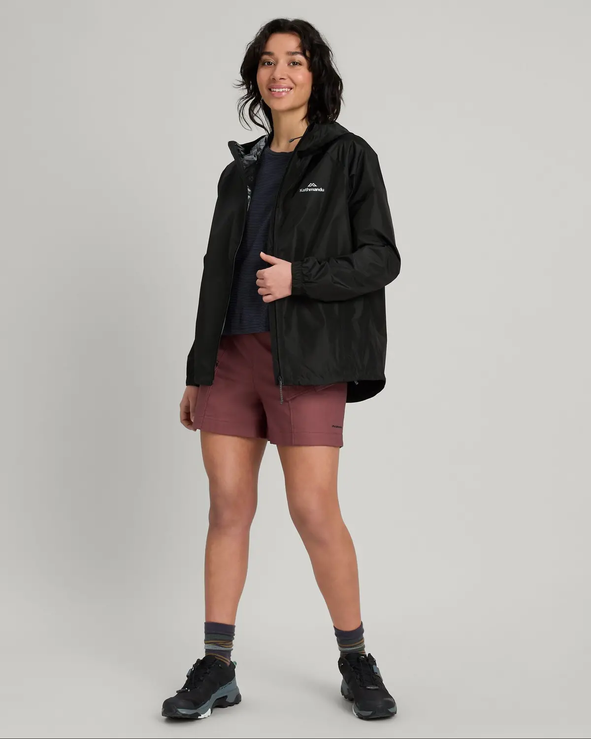 Women's Pocket-It 2-Layer Rain Jacket - Black 2
