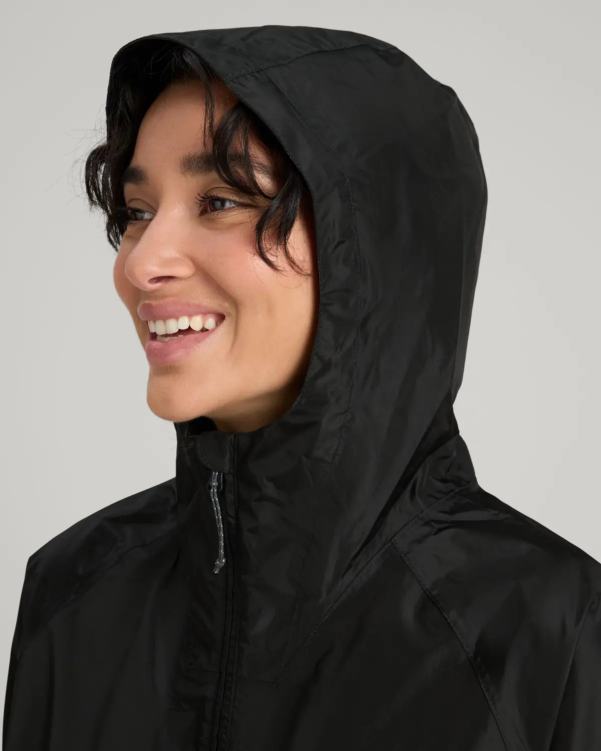 Women's Pocket-It 2-Layer Rain Jacket - Black 5