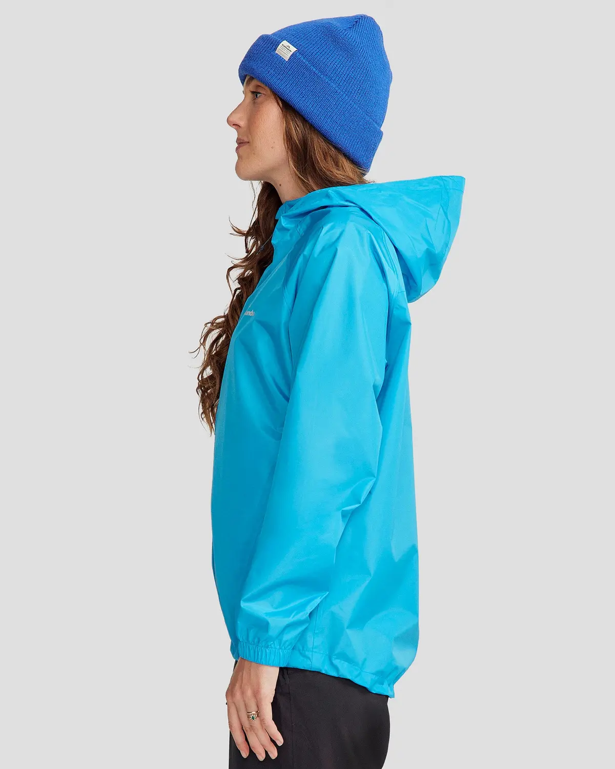 Women's Pocket-It 2-Layer Rain Jacket - Sea Blue 3