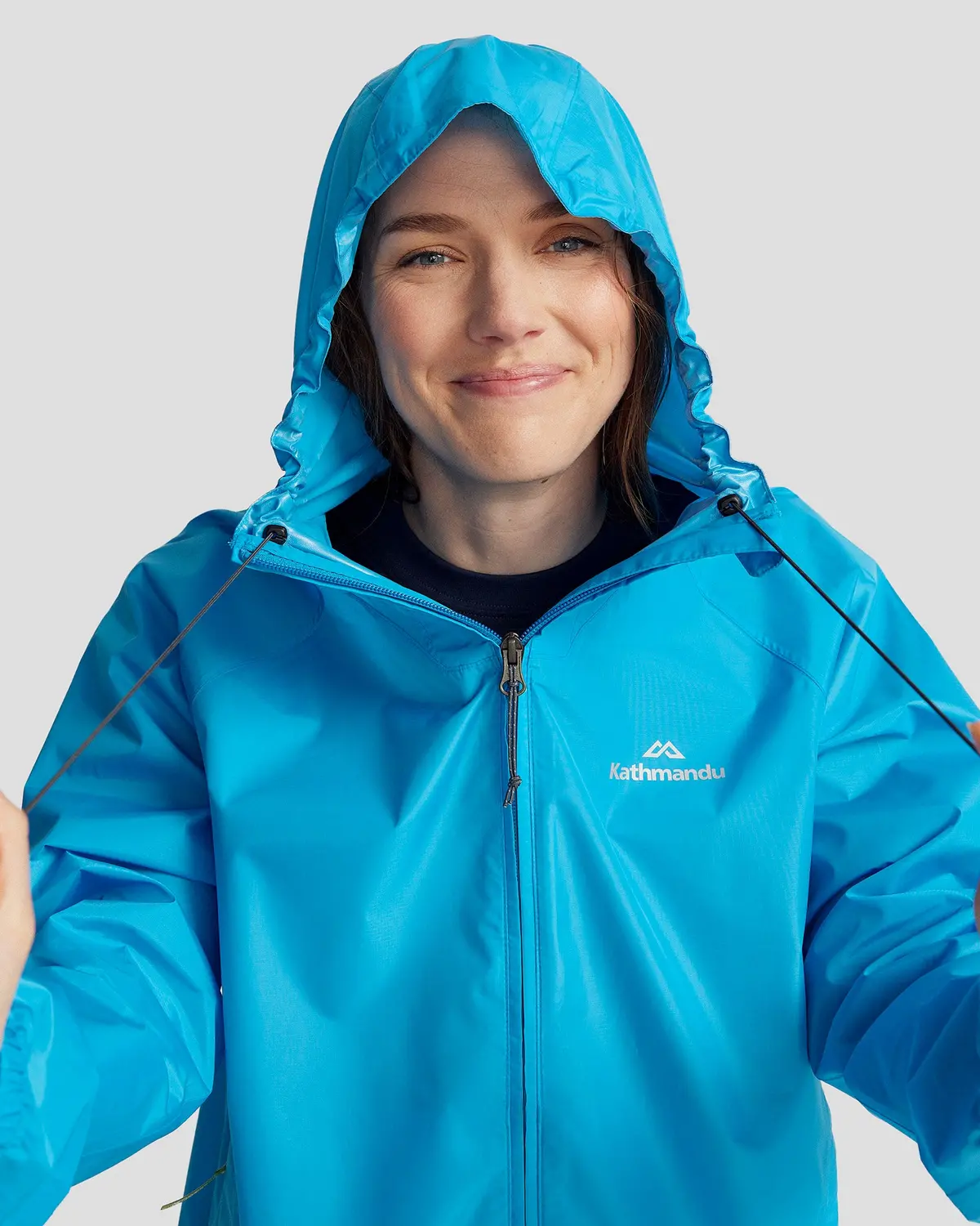 Women's Pocket-It 2-Layer Rain Jacket - Sea Blue 5