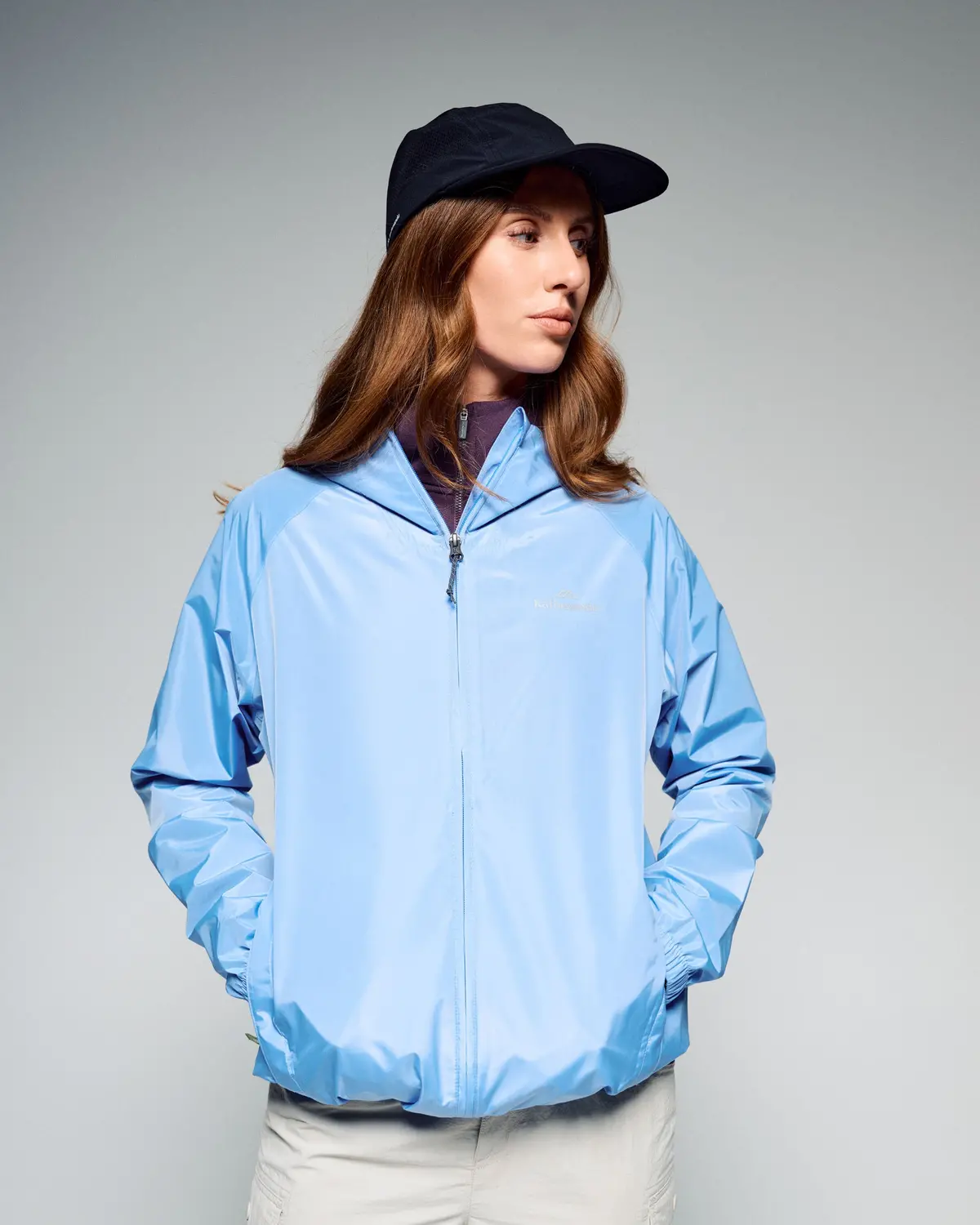 Women's Pocket-It 2L Rain Jacket V4 - Peri 1
