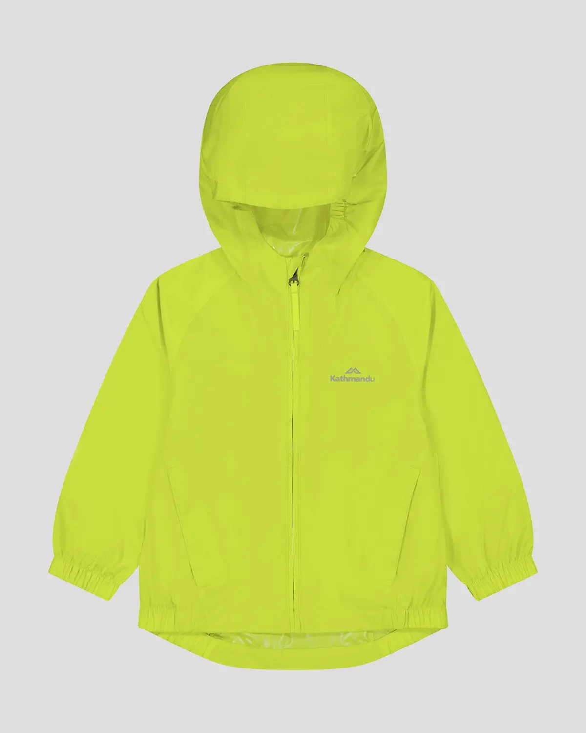 Kids Pocket-It 2L Rain Jacket V4 - Bright Moss 6