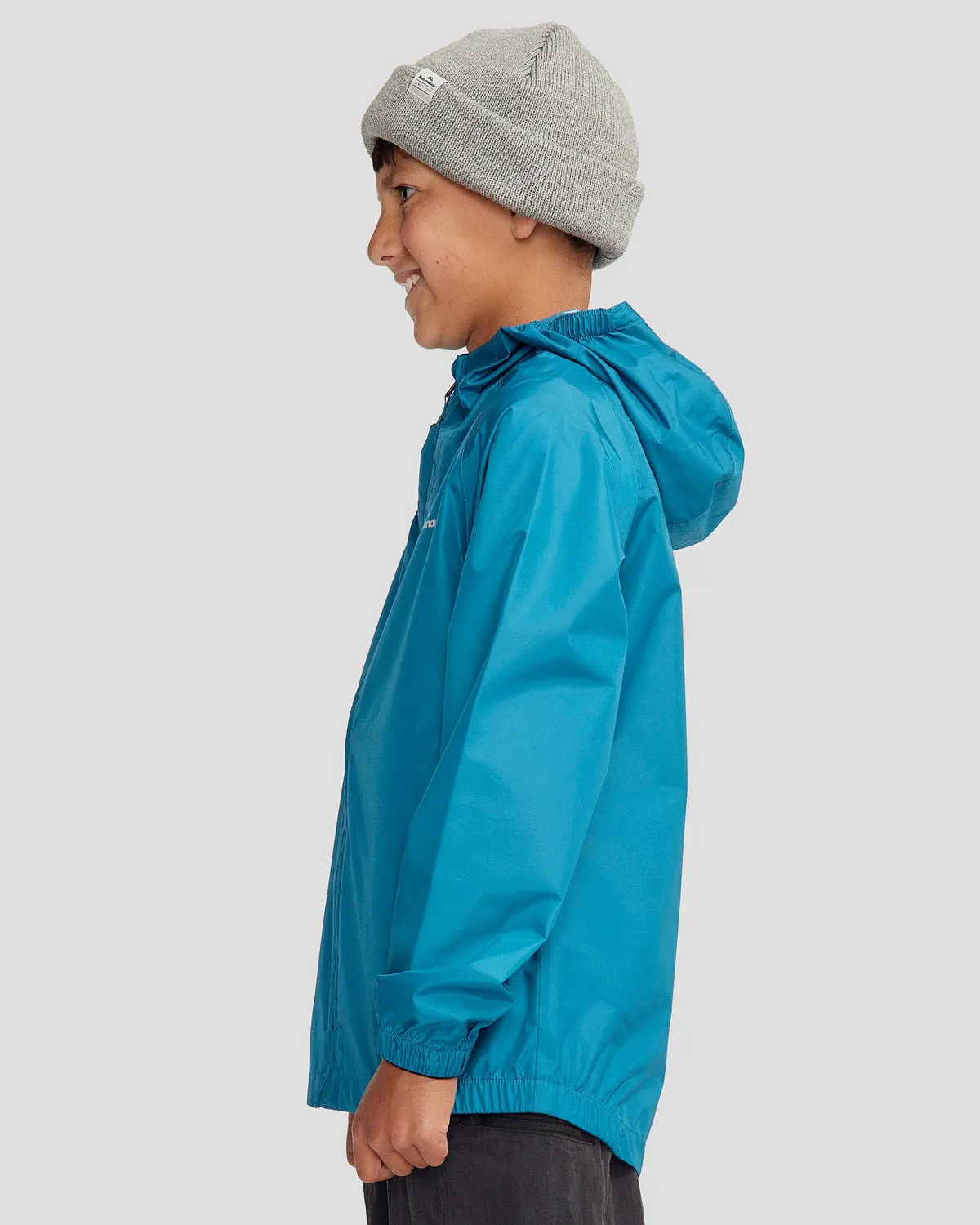 Youth Pocket-It 2-Layer Rain Jacket - Dark Eddy 3