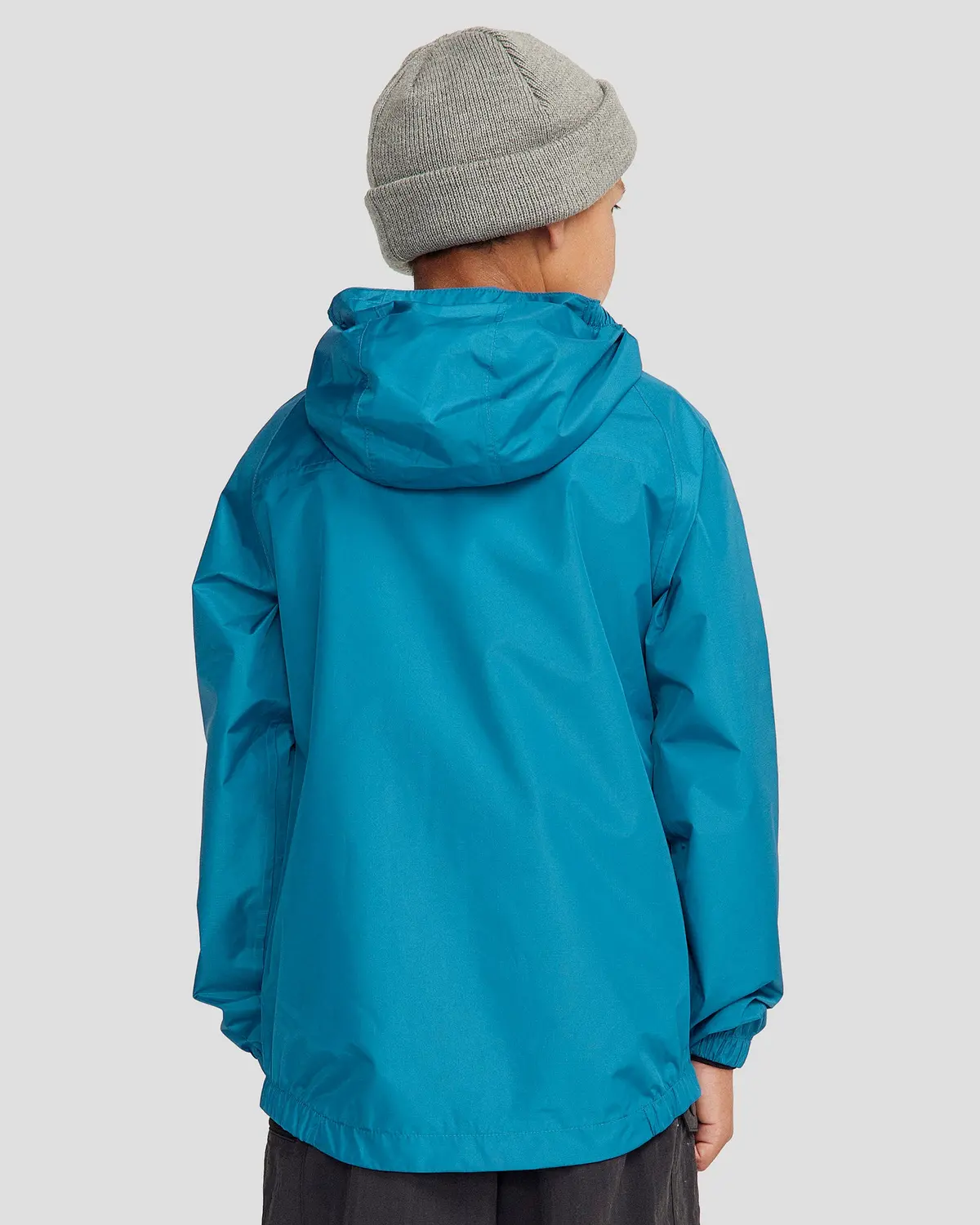 Youth Pocket-It 2-Layer Rain Jacket - Dark Eddy 4