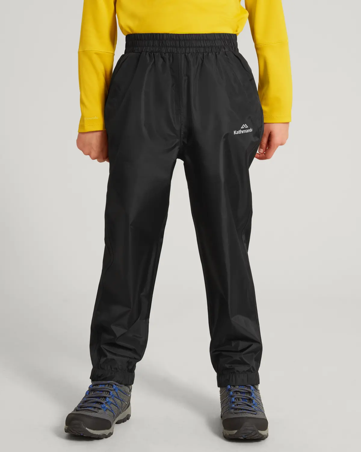 Kids' Pocket-It 2-Layer Rain Pants - Black 1