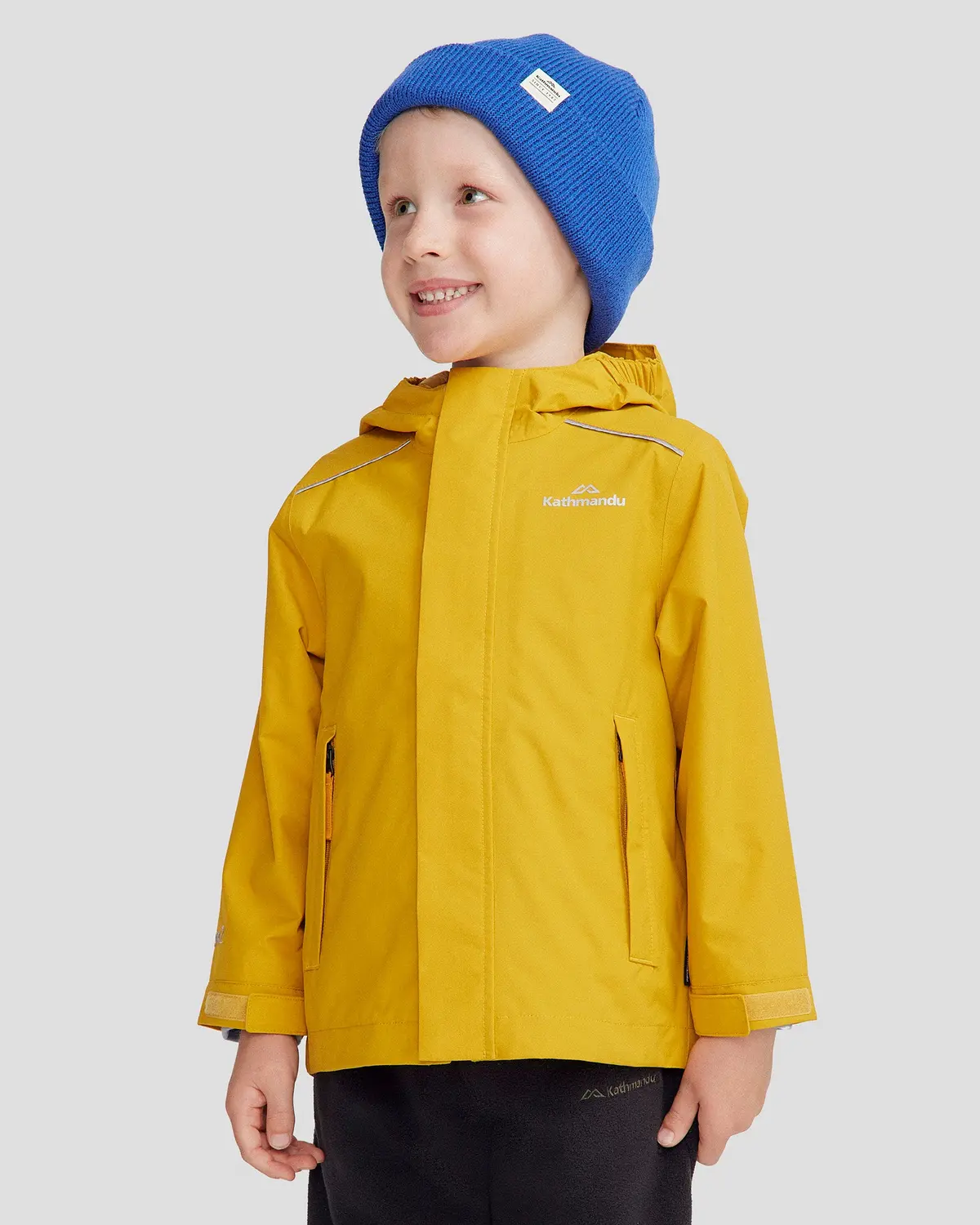 Kids' Andulo 2-Layer Rain Jacket - Golden 1