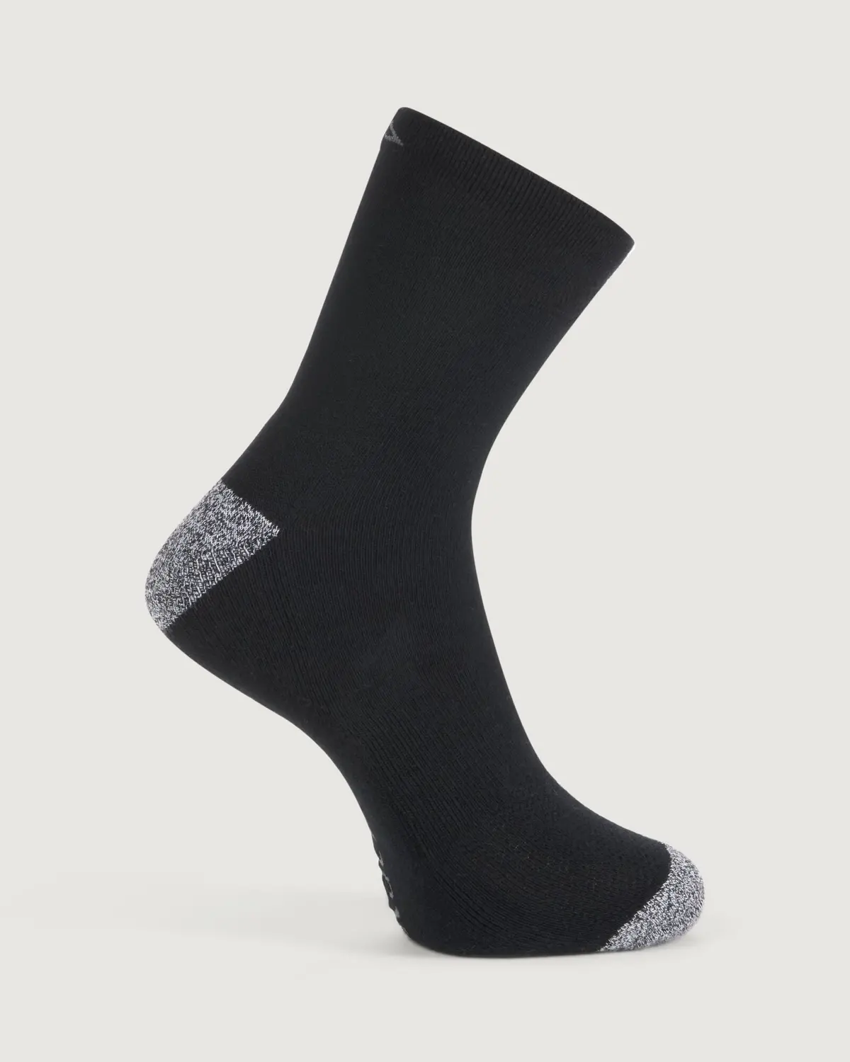 Accion Drimotion Quarter Crew Socks - 2 Pack - Black/White 2