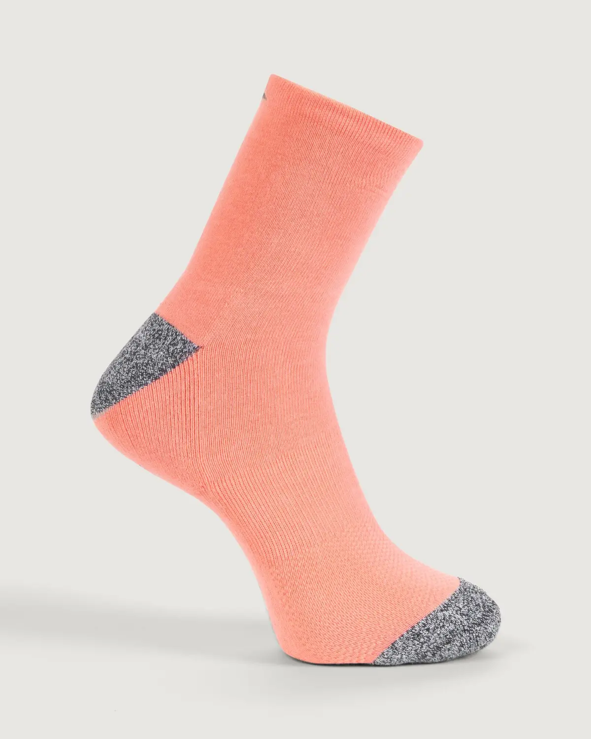 Accion Drimotion Quarter Crew Socks - 2 Pack - White/Blush Pink 1