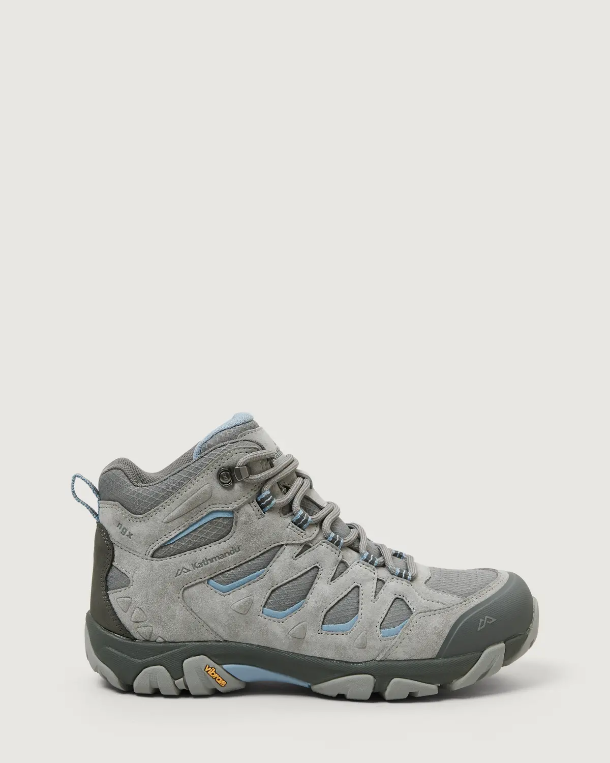 Women's Mornington Waterproof Mid Hiking Boots - Steel Grey/Faded Denim 1