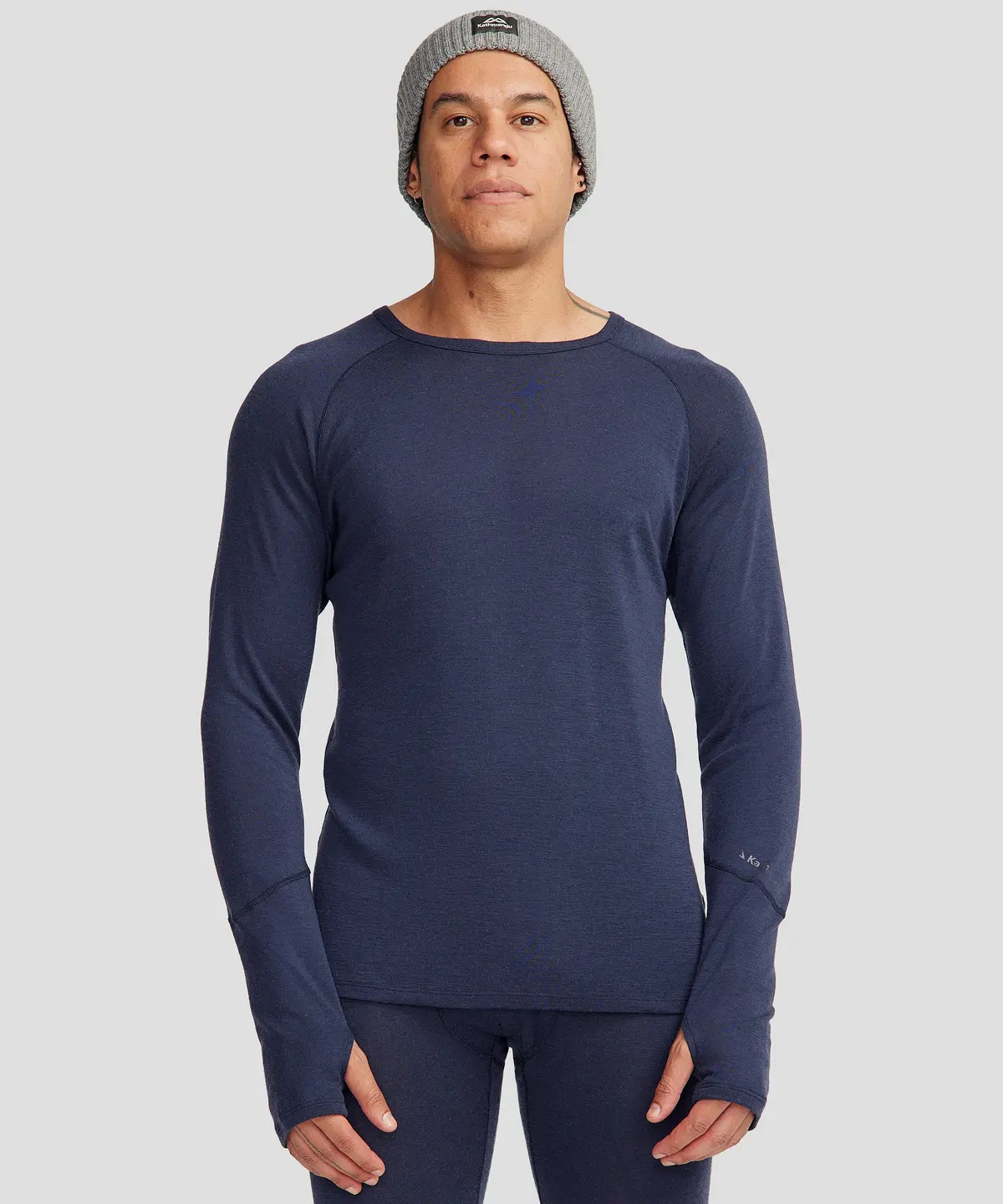 Men's Kmdmerino Baselayer Long Sleeve Top - Pure Navy 1