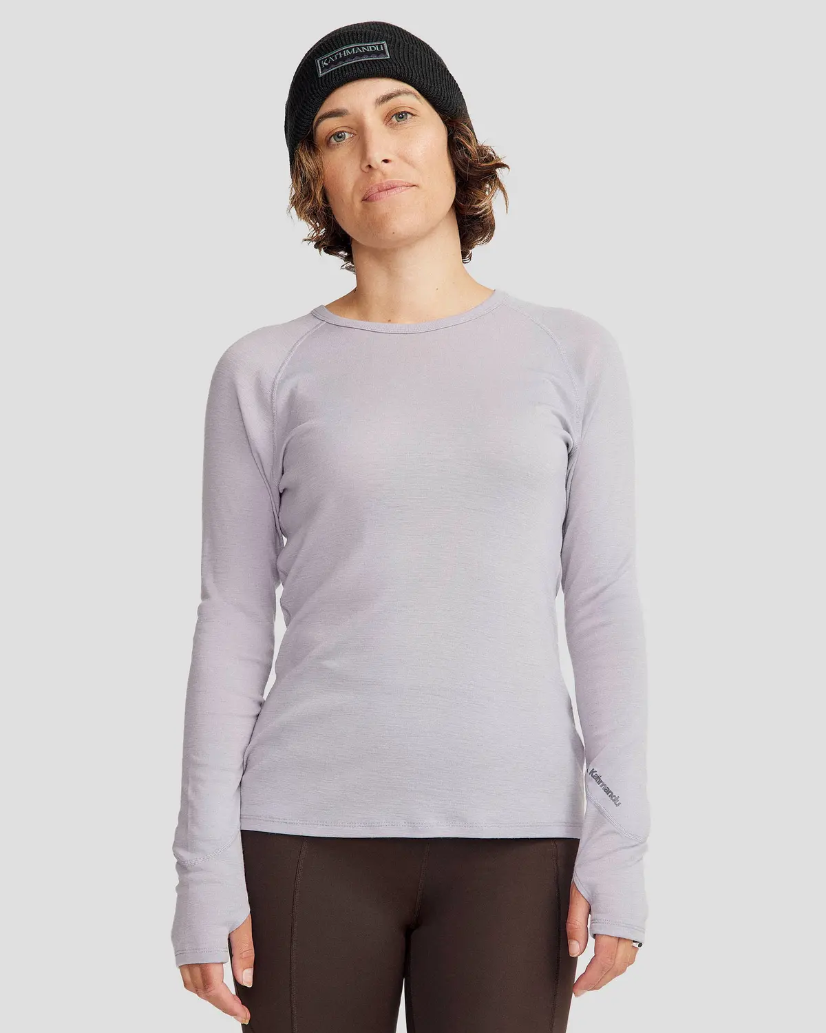 Women's Kmdmerino Baselayer Long Sleeve Top - Light Haze 1