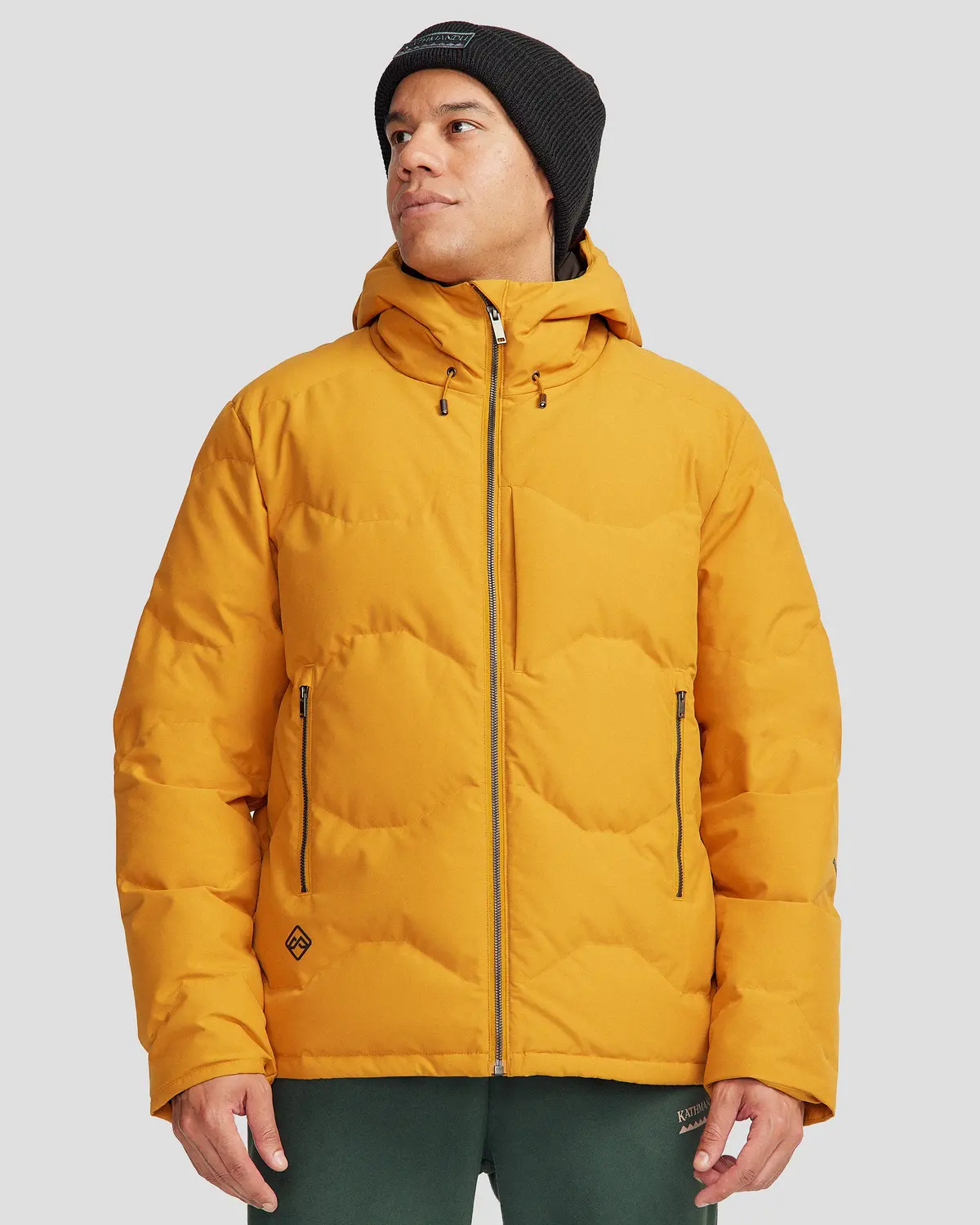 Men's Frisco X Down Hooded Jacket - Golden Oak 1