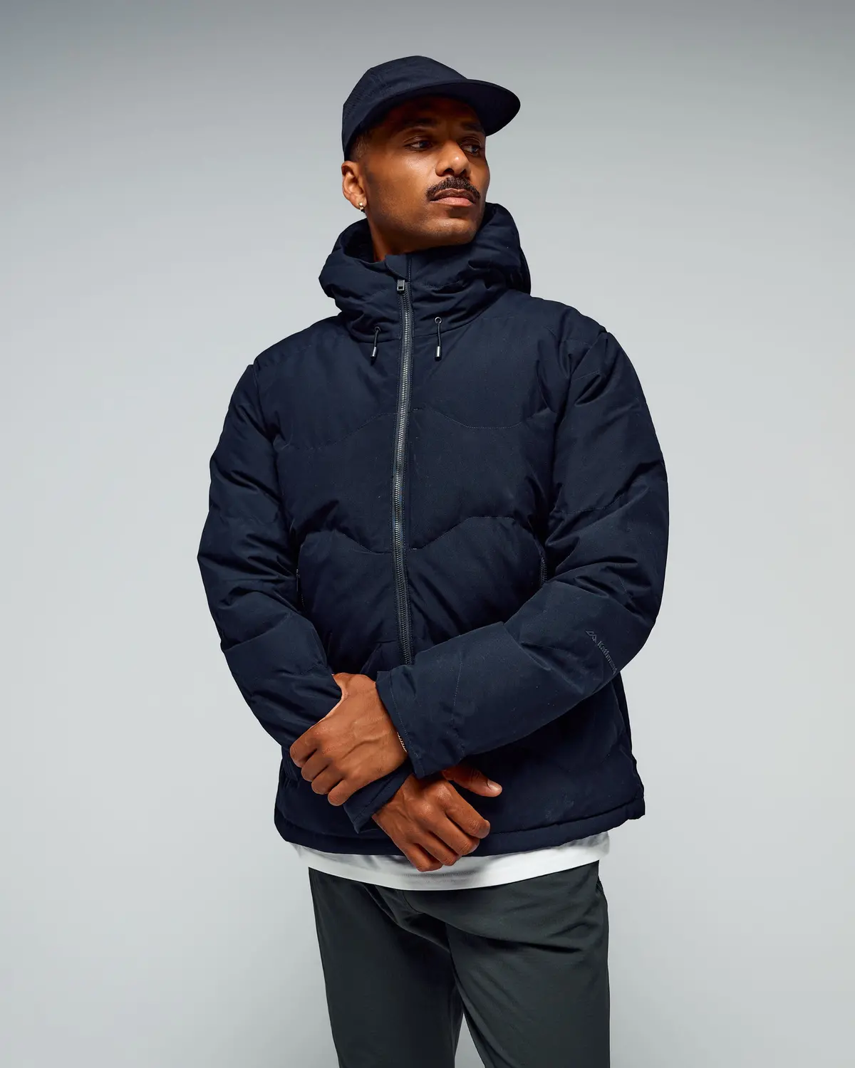 Men's Frisco X Hooded Down Jacket - Black 1