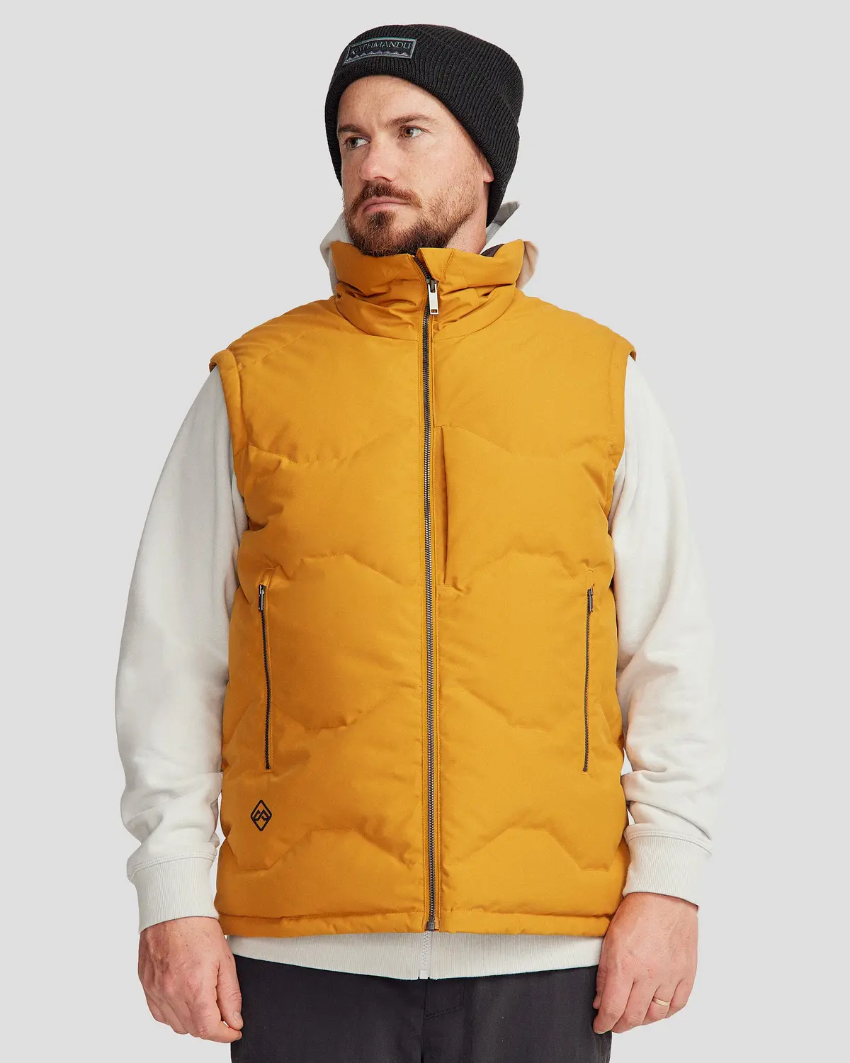 Men's Frisco X Down Vest - Golden Oak 1
