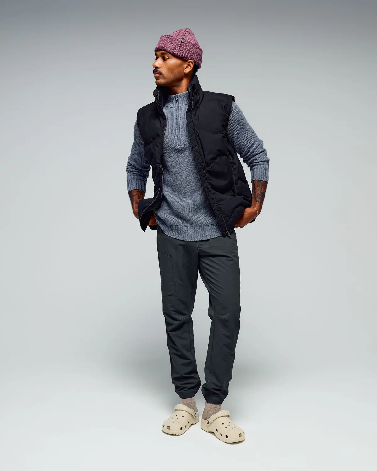 Men's Frisco X Down Vest - Black 1