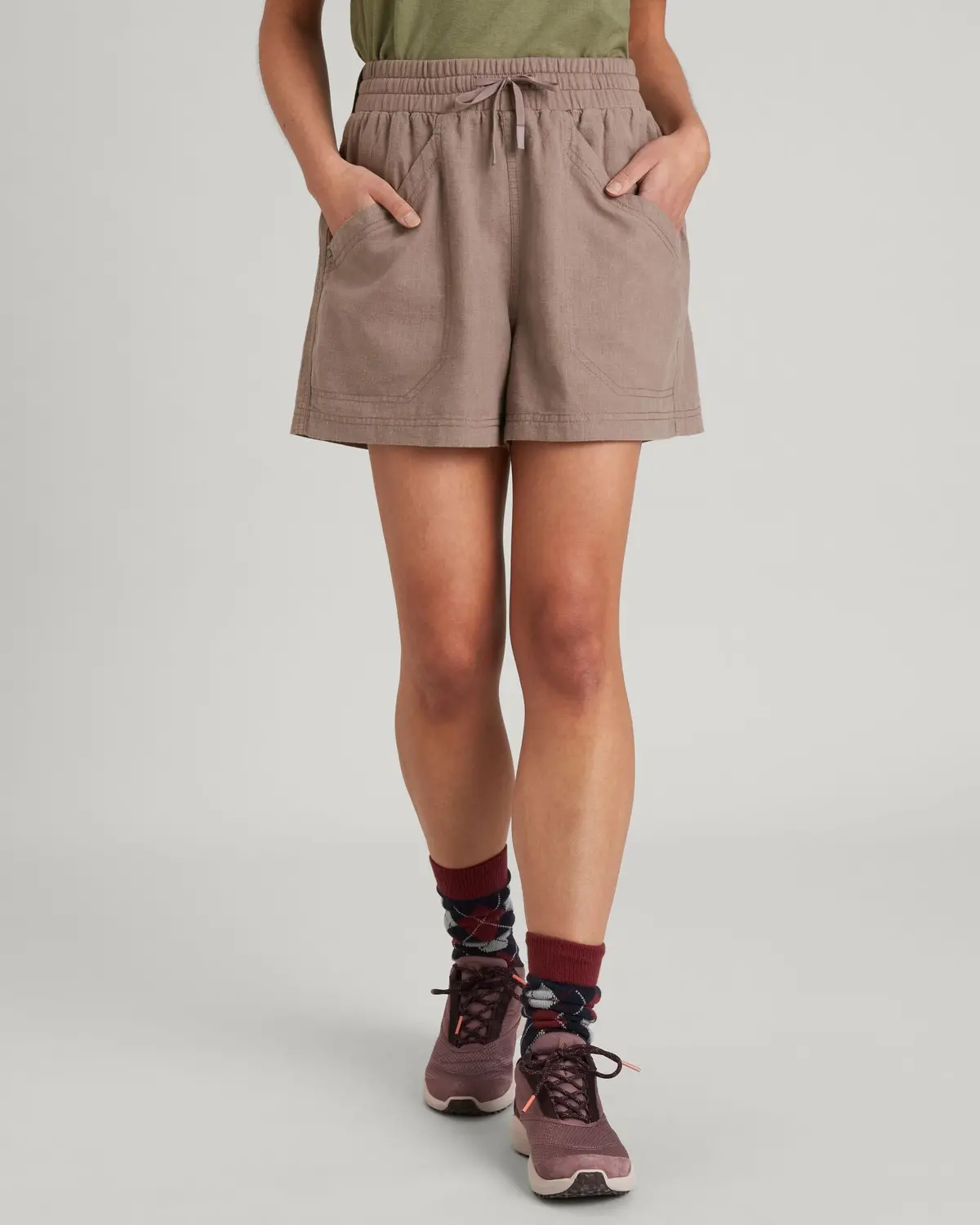 Cardeto Women's Shorts - Taupe 1