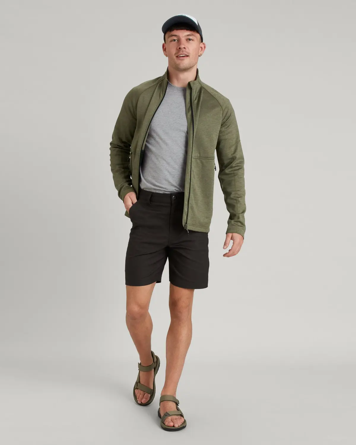Men's Vander Lt Shorts - Dark Moss 1