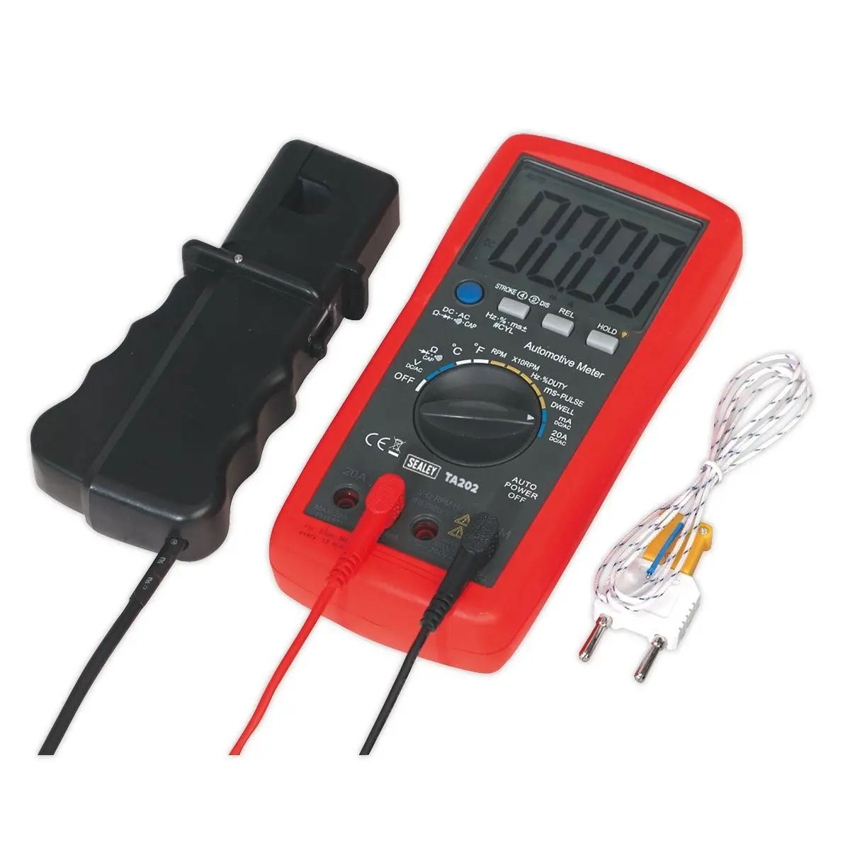 Sealey Ta202 Digital Automotive Analyser 14-Function With Inductive Coupler 1