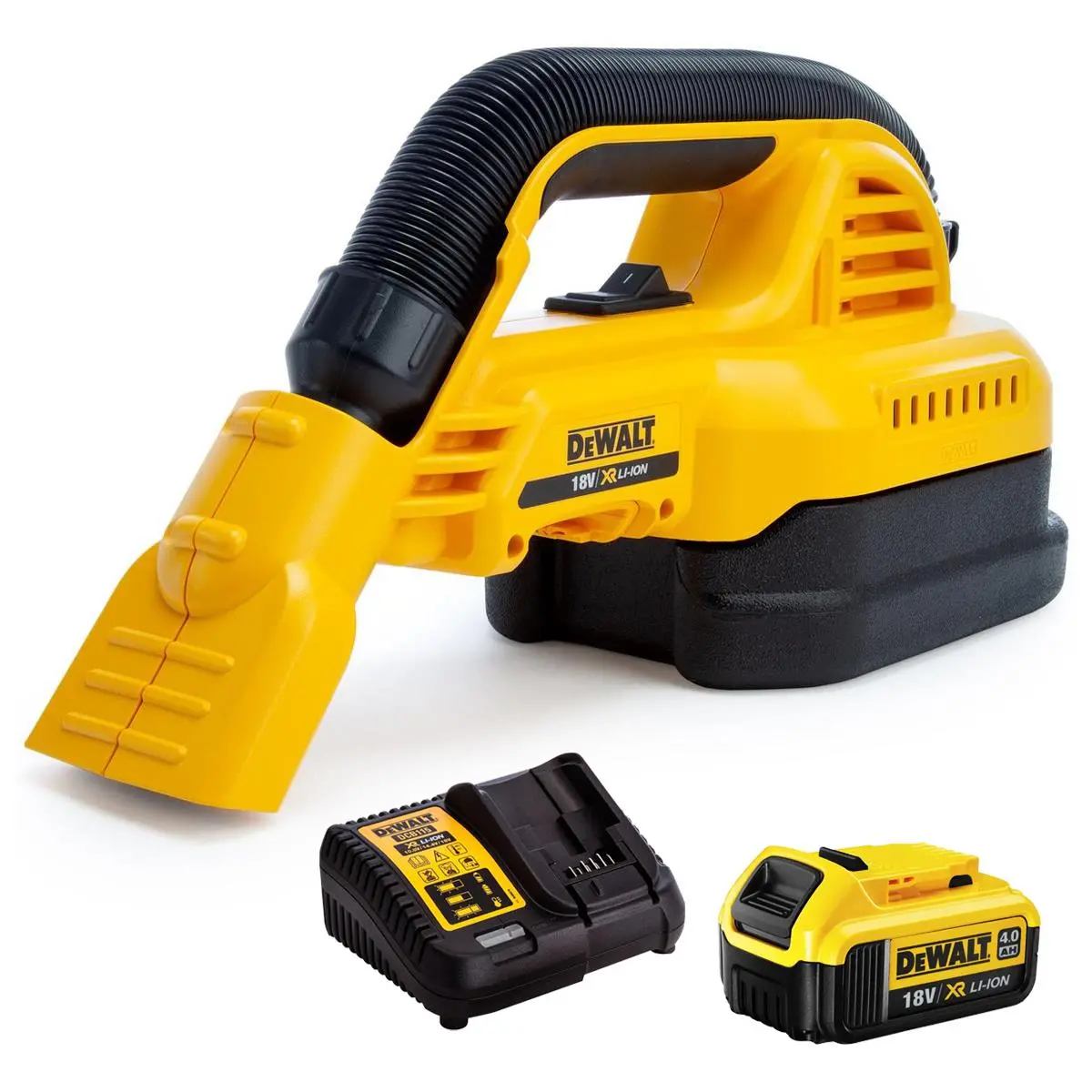 Dewalt Dcv517n 18V Xr Wet & Dry Hand-Held Vacuum With 1 X 4.0Ah Battery & Chargerc 1